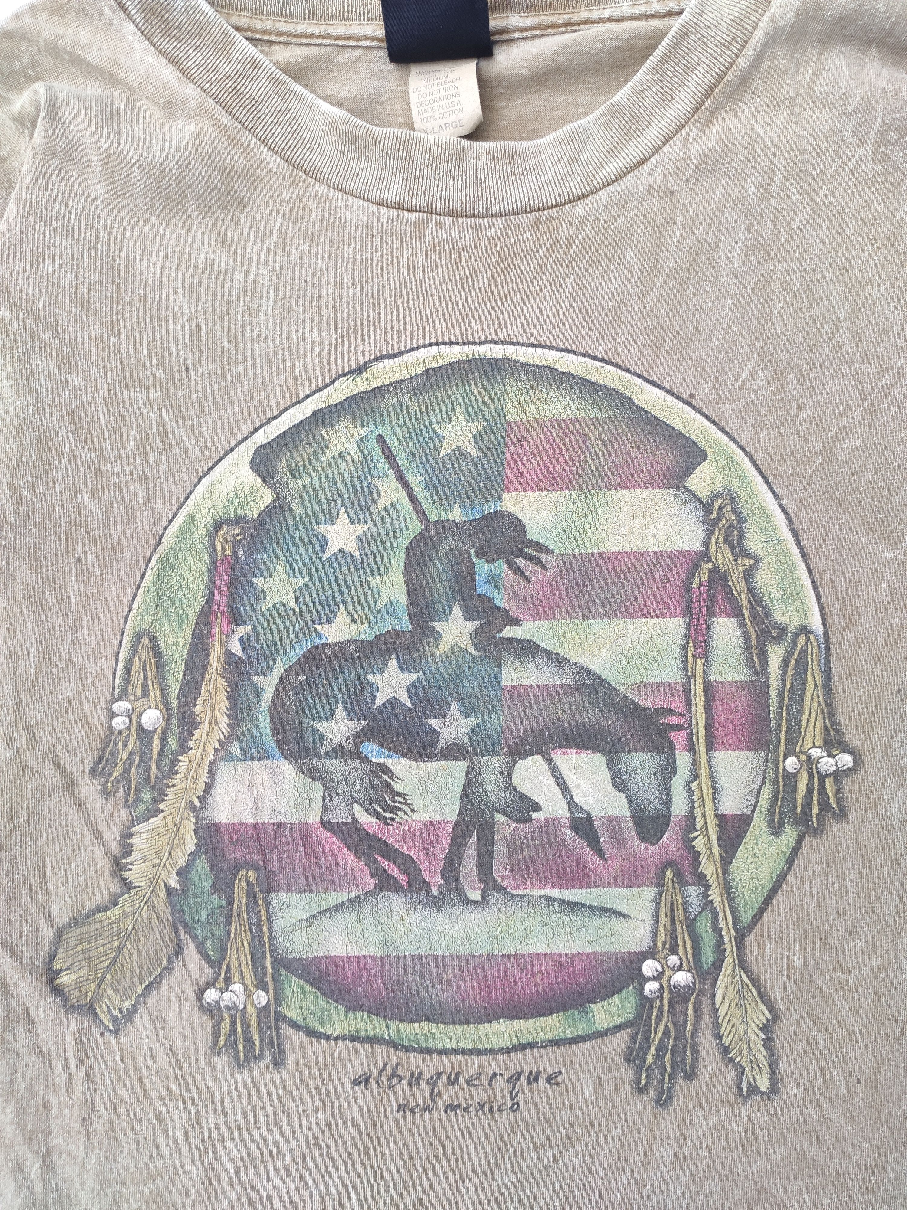 The Mountain 🔥 Vintage 90s Vintage The Mountain t shirt New Mexico Size US L / EU 52-54 / 3 - 3 Thumbnail