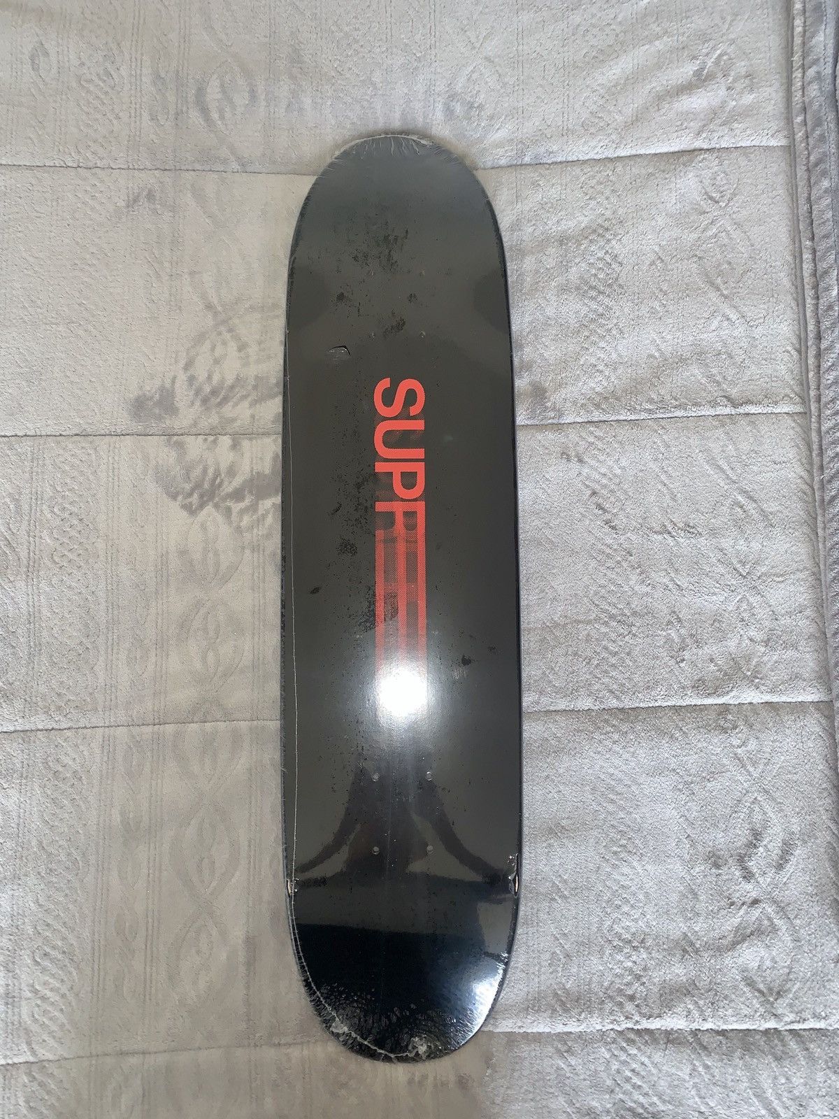 Supreme Supreme Motion Logo Cruiser Skateboard Deck Black | Grailed