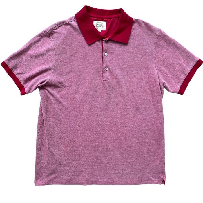 Other Milano Borromeo CMP Polo Shirt Red Marled Rugby Golf | Grailed