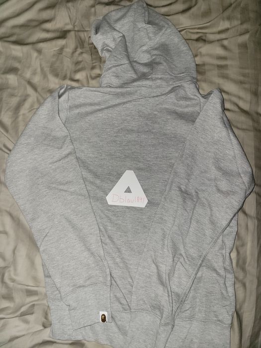 Bape family best sale bag hoodie grey