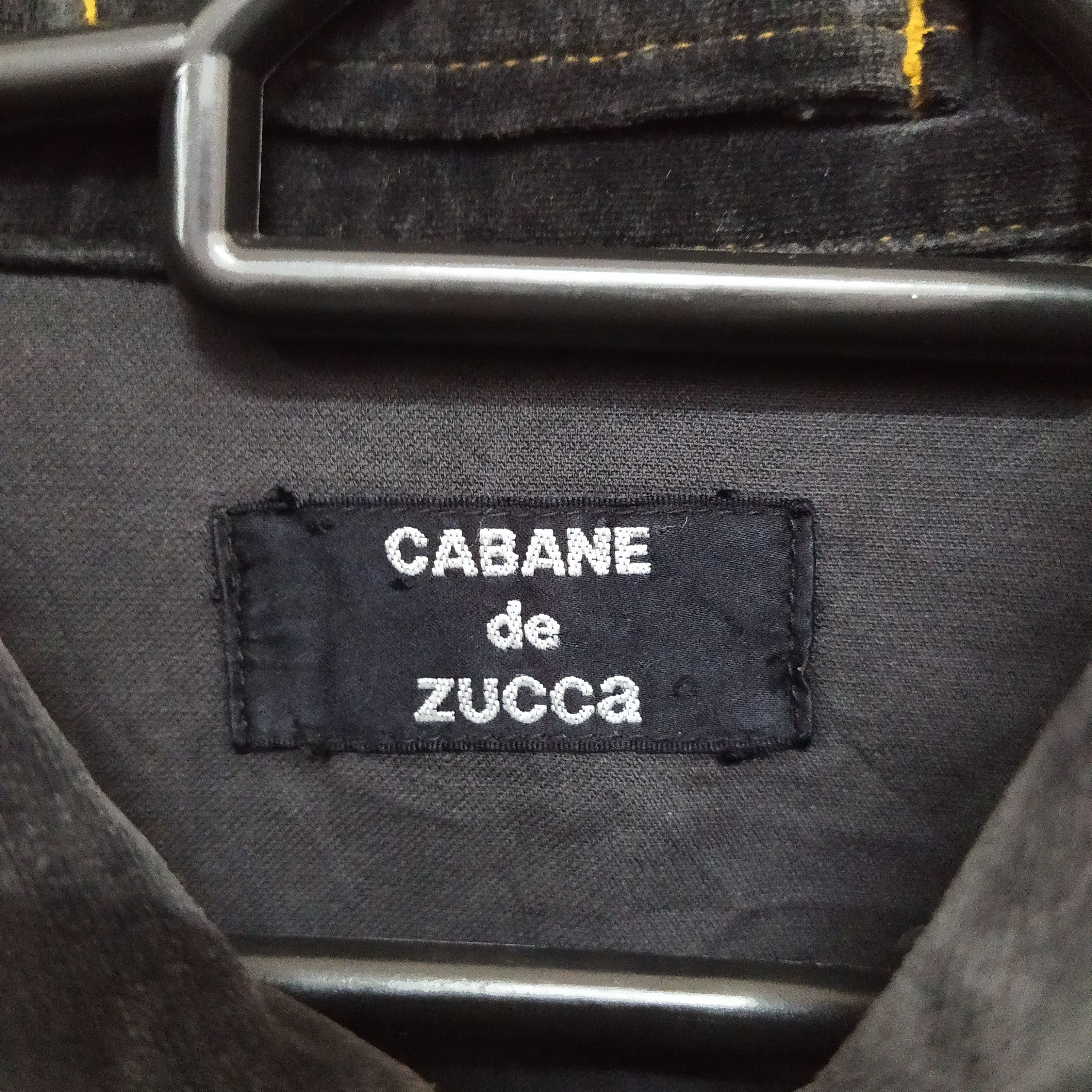 CABANE de ZUCCa CABANE de ZUCCA DENIM DISTRESSED JACKET (D11) Size US S / EU 44-46 / 1 - 4 Thumbnail