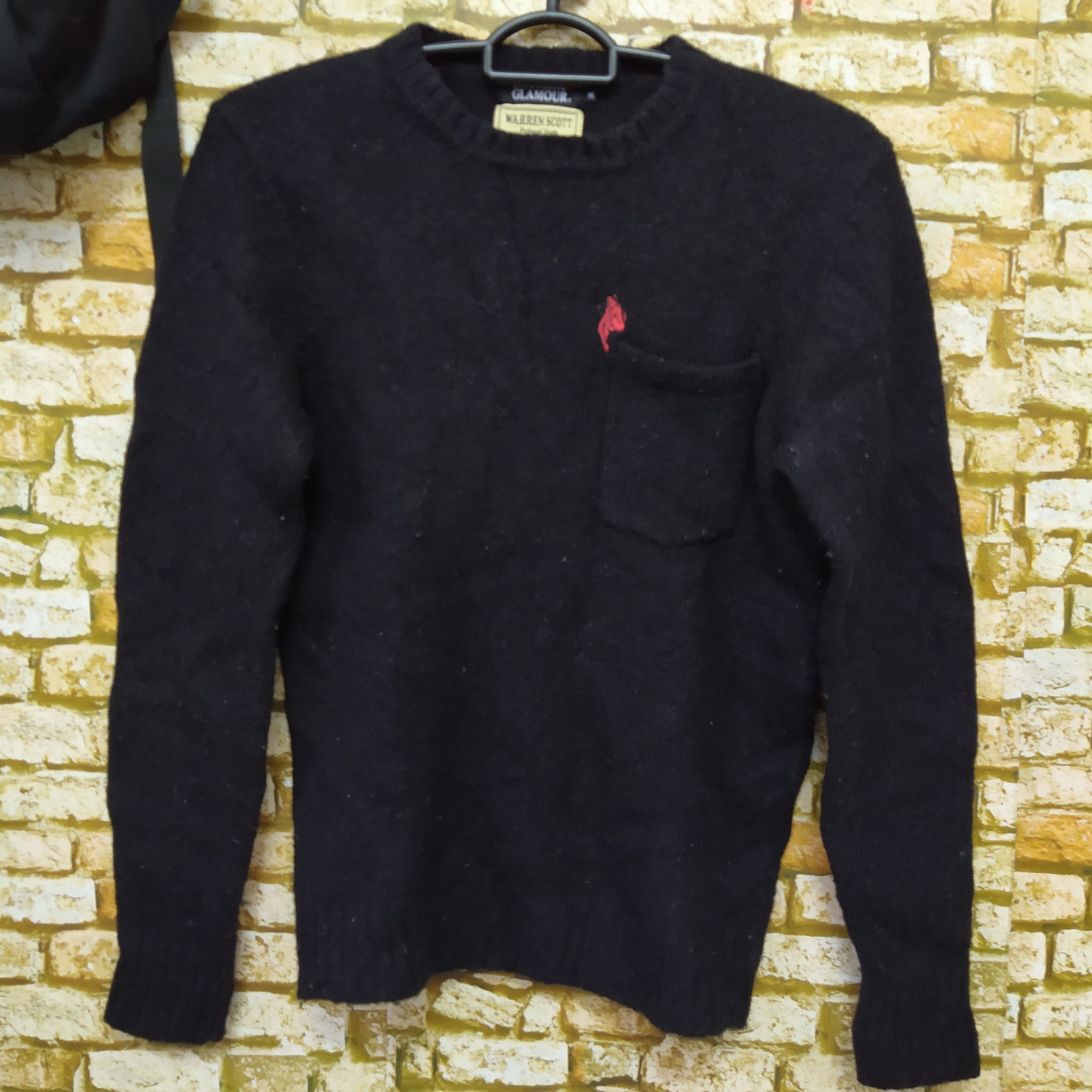 トップス EVCON JAMIESONS CREW NECK KNIT BLACK MIX トップス EVCON JAMIESONS CREW NECK KNIT BLACK MIX Jamieson'S