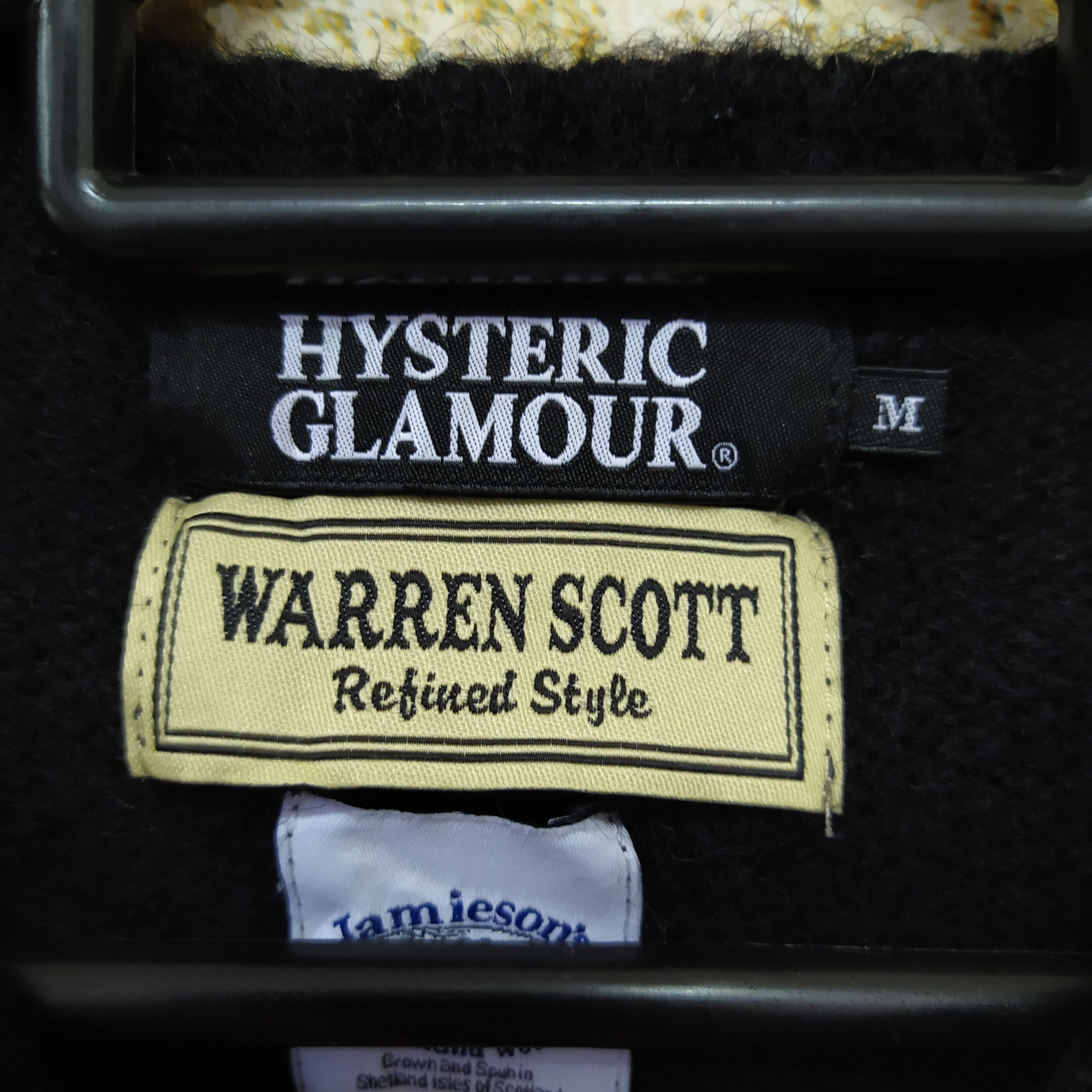 Designer × Hysteric Glamour × Jamiesons Of Shetland HYSTERIC GLAMOUR x WARREN SCOTT x JAMIESON KNITWEAR (D12) Size US M / EU 48-50 / 2 - 2 Thumbnail