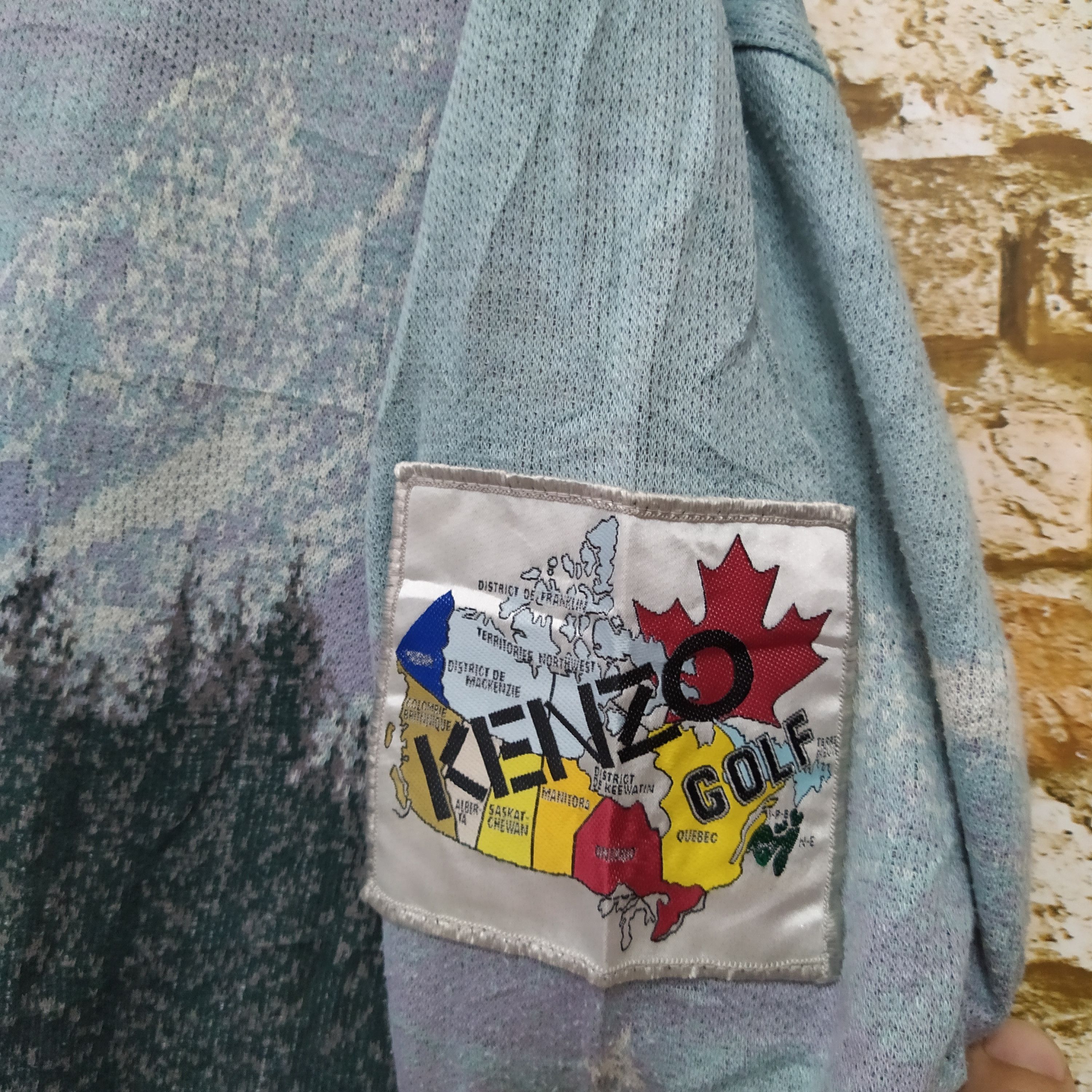 Kenzo × Vintage KENZO SCENERY KNITWEAR (D13) Size US L / EU 52-54 / 3 - 3 Thumbnail