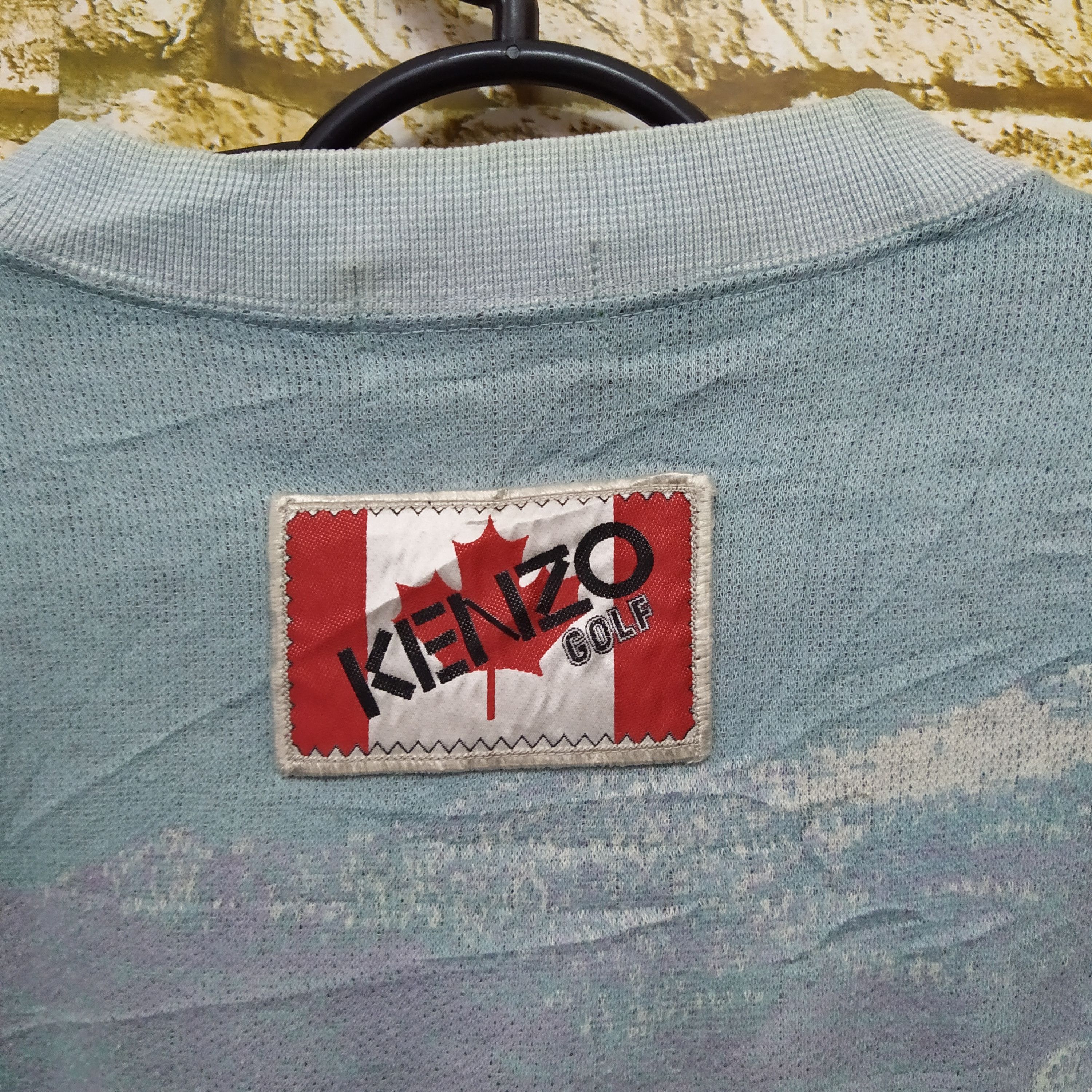 Kenzo × Vintage KENZO SCENERY KNITWEAR (D13) Size US L / EU 52-54 / 3 - 6 Thumbnail