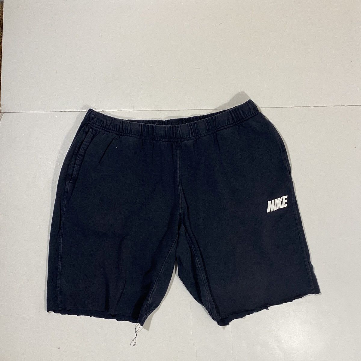 Nike × Vintage Vintage Nike Spellout Sweatshorts Size US 32 / EU 48 - 1 Thumbnail
