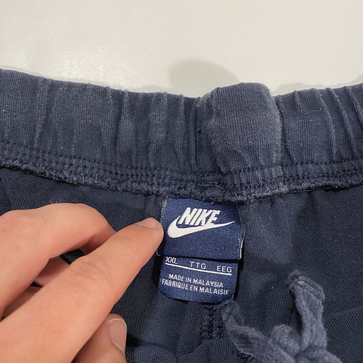 Nike × Vintage Vintage Nike Spellout Sweatshorts Size US 32 / EU 48 - 3 Thumbnail