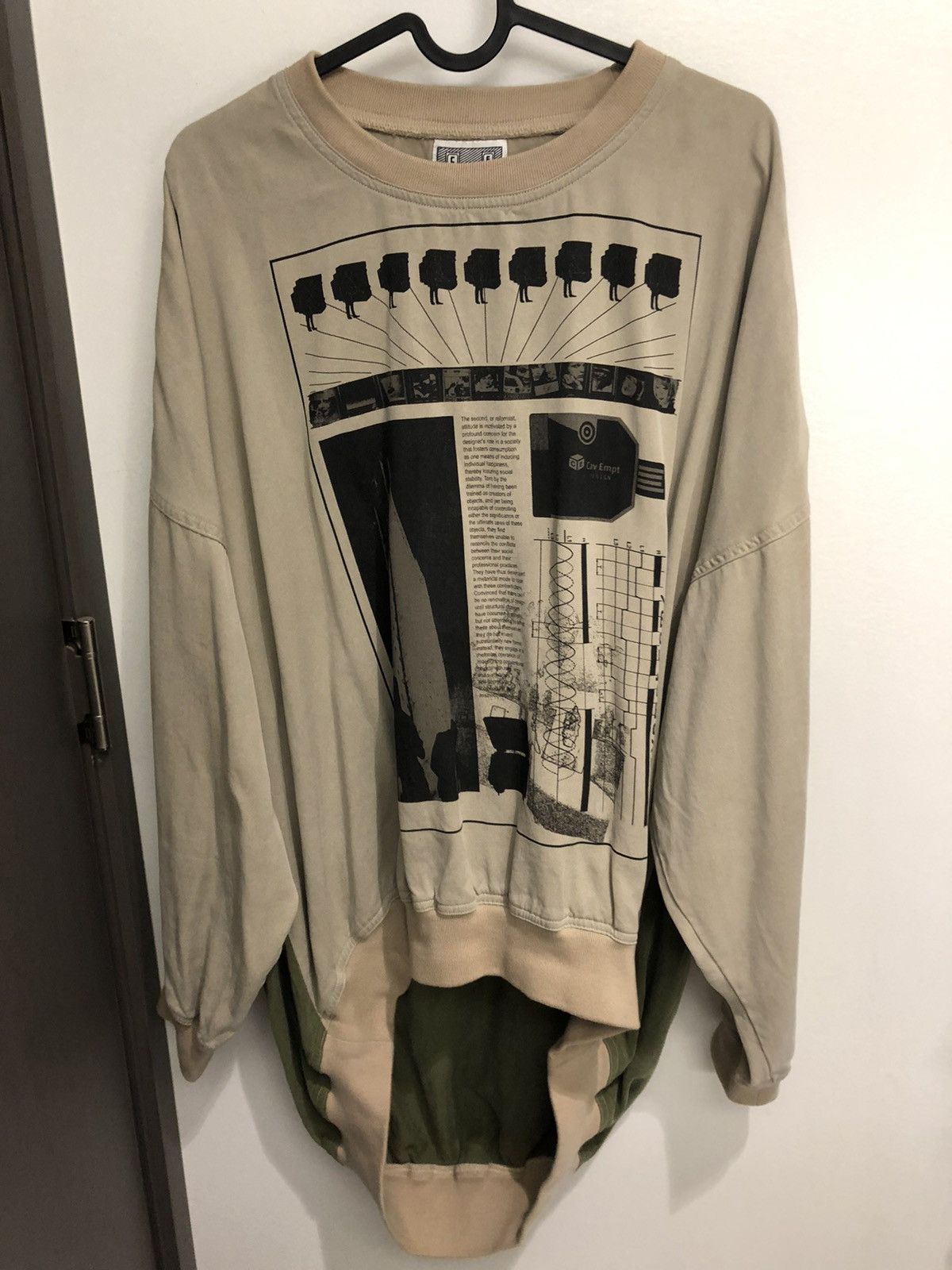 Cav Empt Round Cut Line Sweatshirt - NEW | Grailed