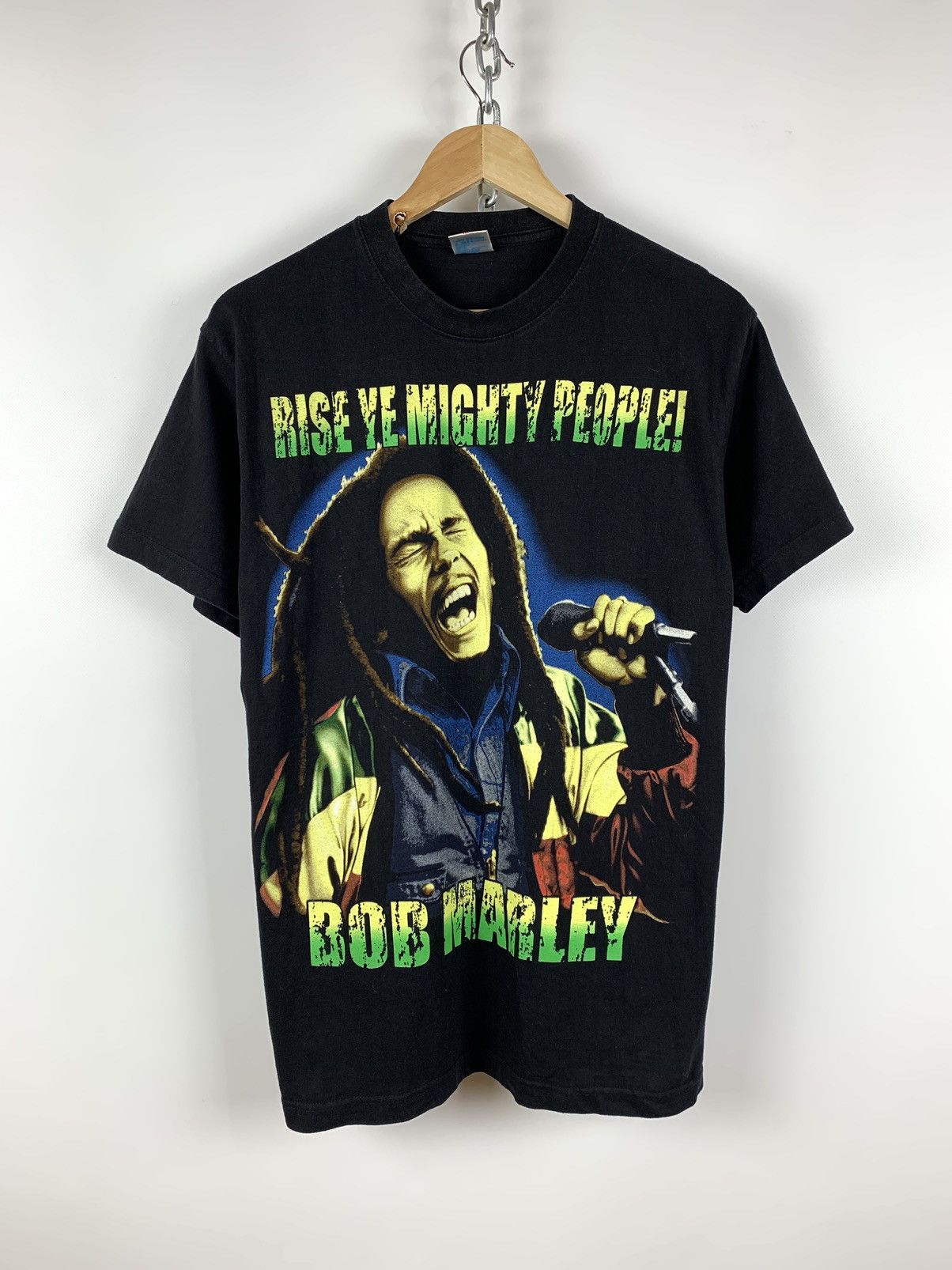 Band Tees Vintage Bob Marley Rise Ye Mighty People T-Shirt Size US M / EU 48-50 / 2 - 1 Thumbnail