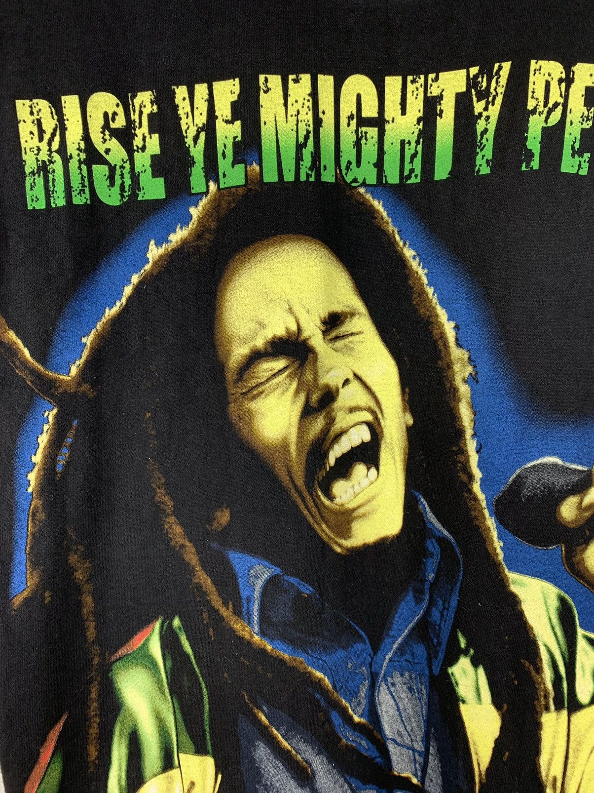 Band Tees Vintage Bob Marley Rise Ye Mighty People T-Shirt Size US M / EU 48-50 / 2 - 4 Thumbnail
