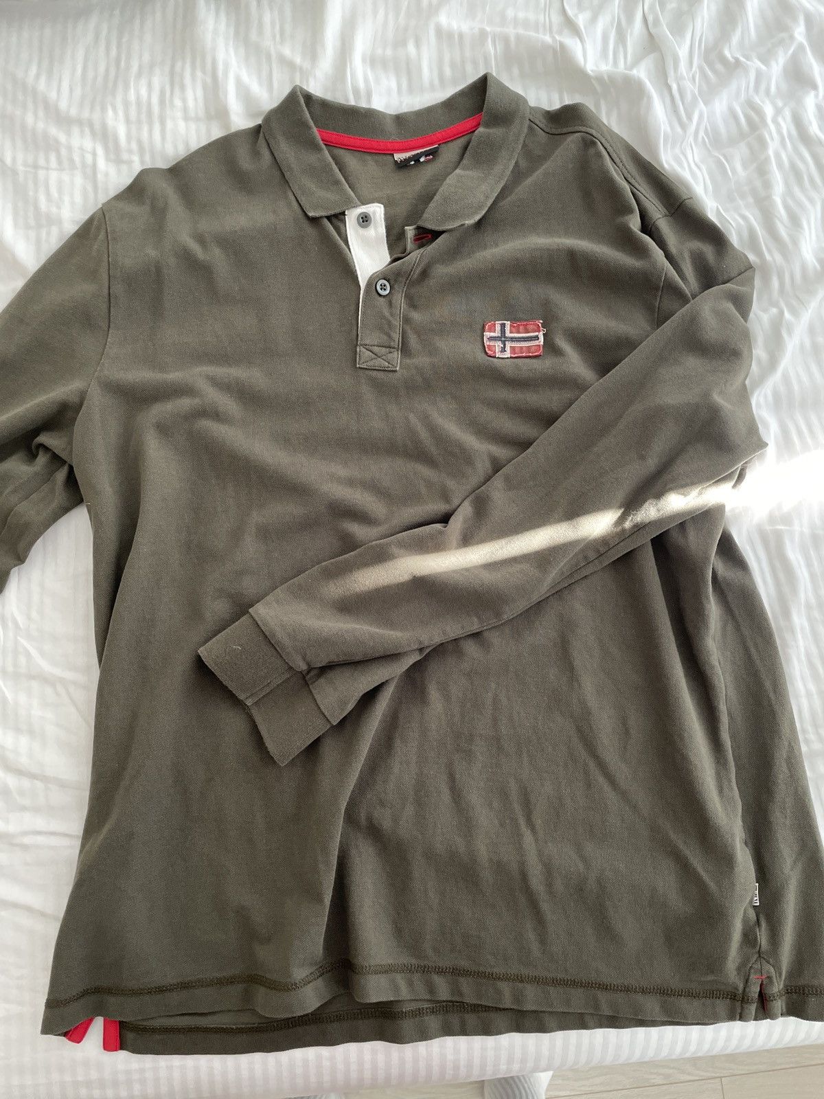 Napapijri Longsleeve polo shirt Size US XL / EU 56 / 4 - 1 Thumbnail