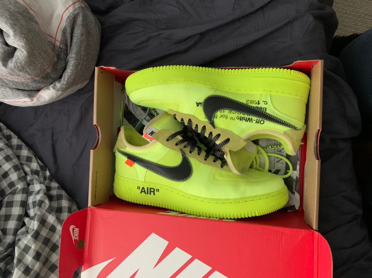 Pre-owned Nike X Off White Off-white X Air Force 1 Low Volt 2018 Shoes