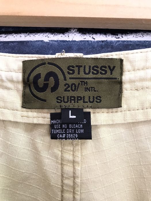 Stussy Vintage Stussy Surplus 20th anniversary Cargo shorts pants