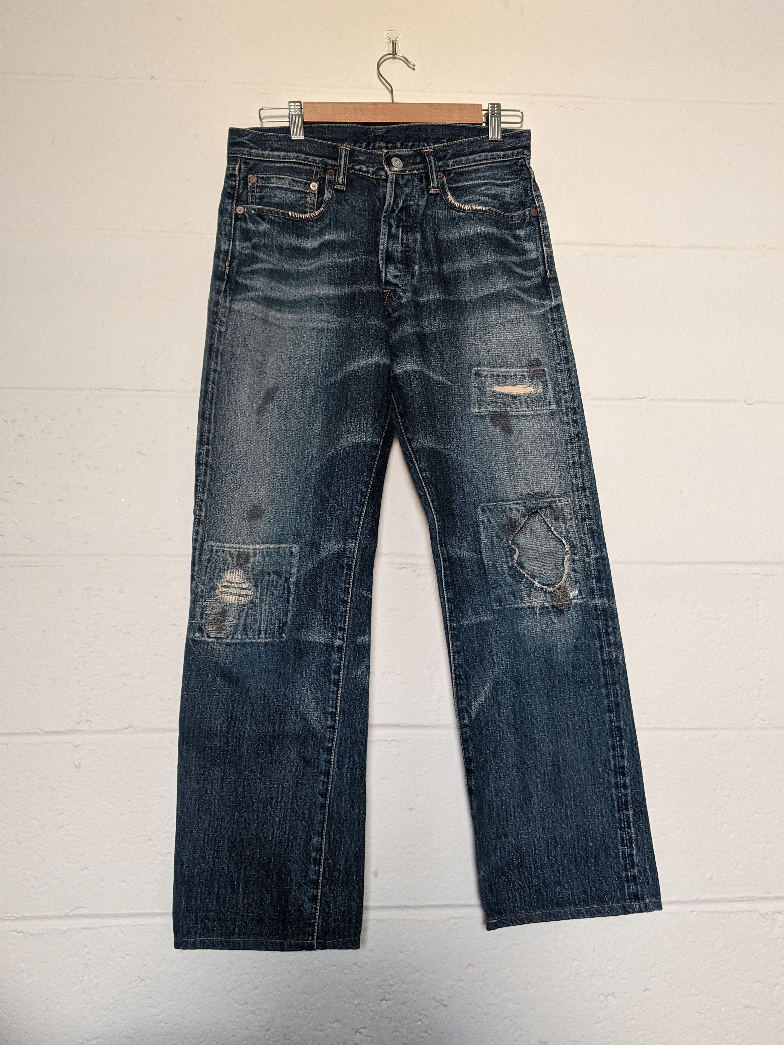 Kapital Kapital Sashiko Repaired Jeans | Grailed