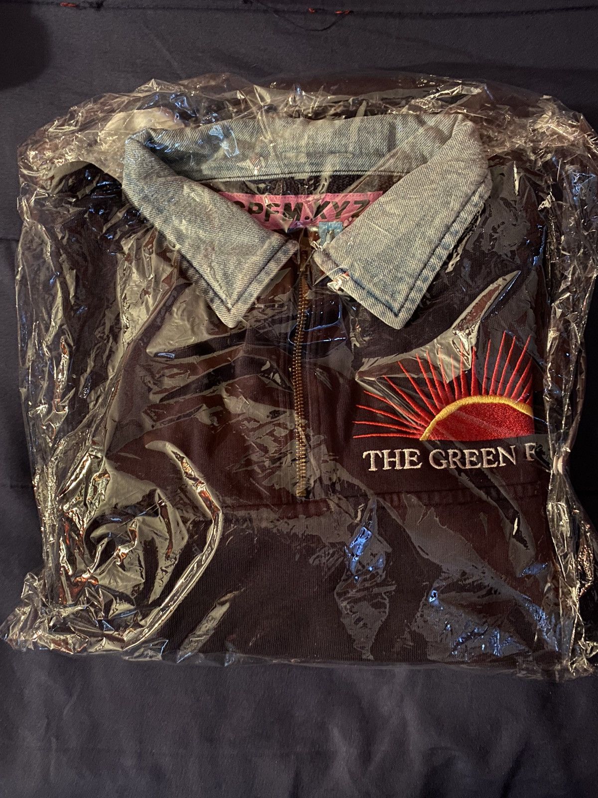 Cactus Plant Flea Market × Human Made Green Flash Denim Half Zip