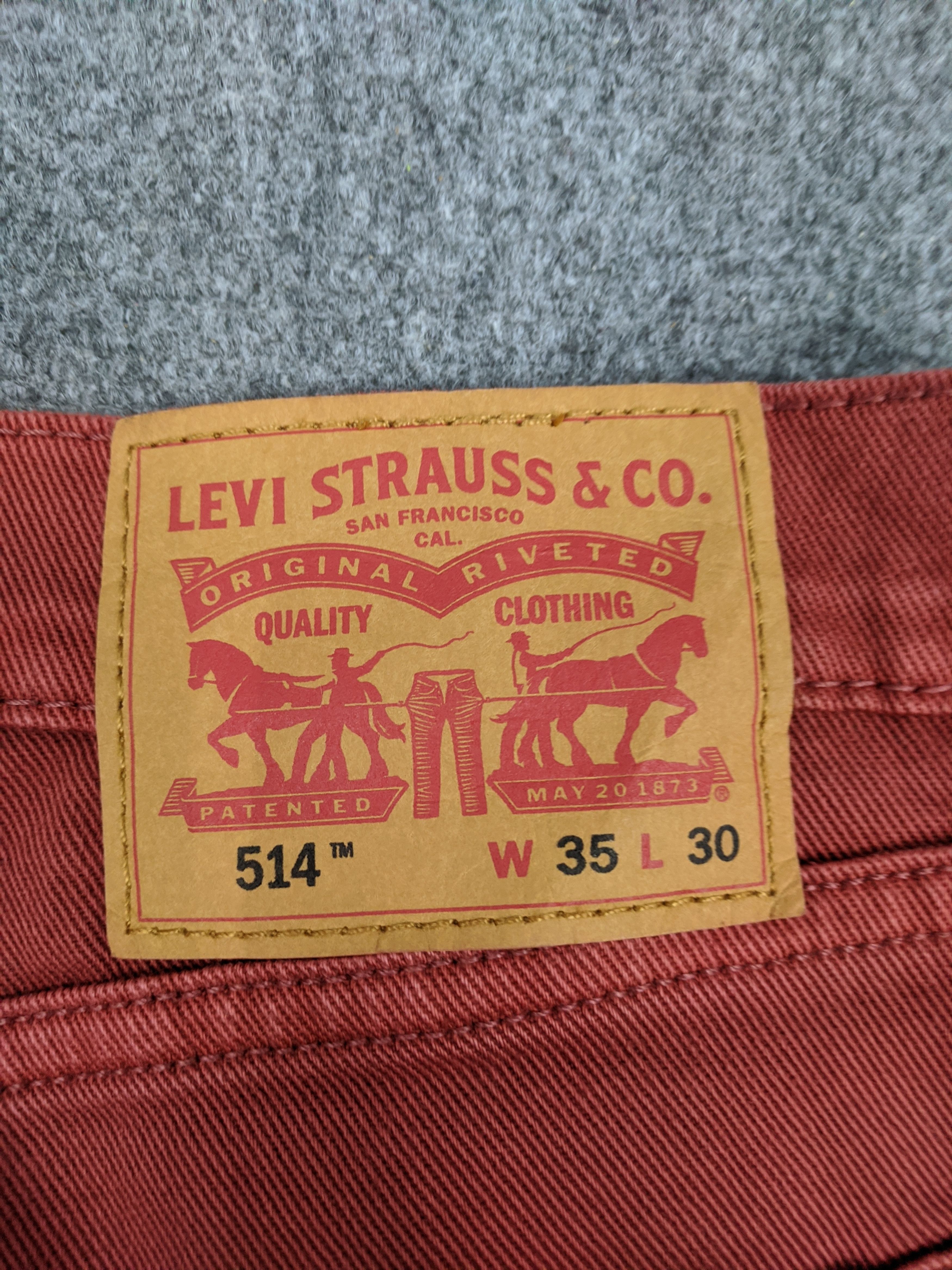 Levi's Vintage Levis 514 Jeans DP0632 Size US 37 - 5 Thumbnail