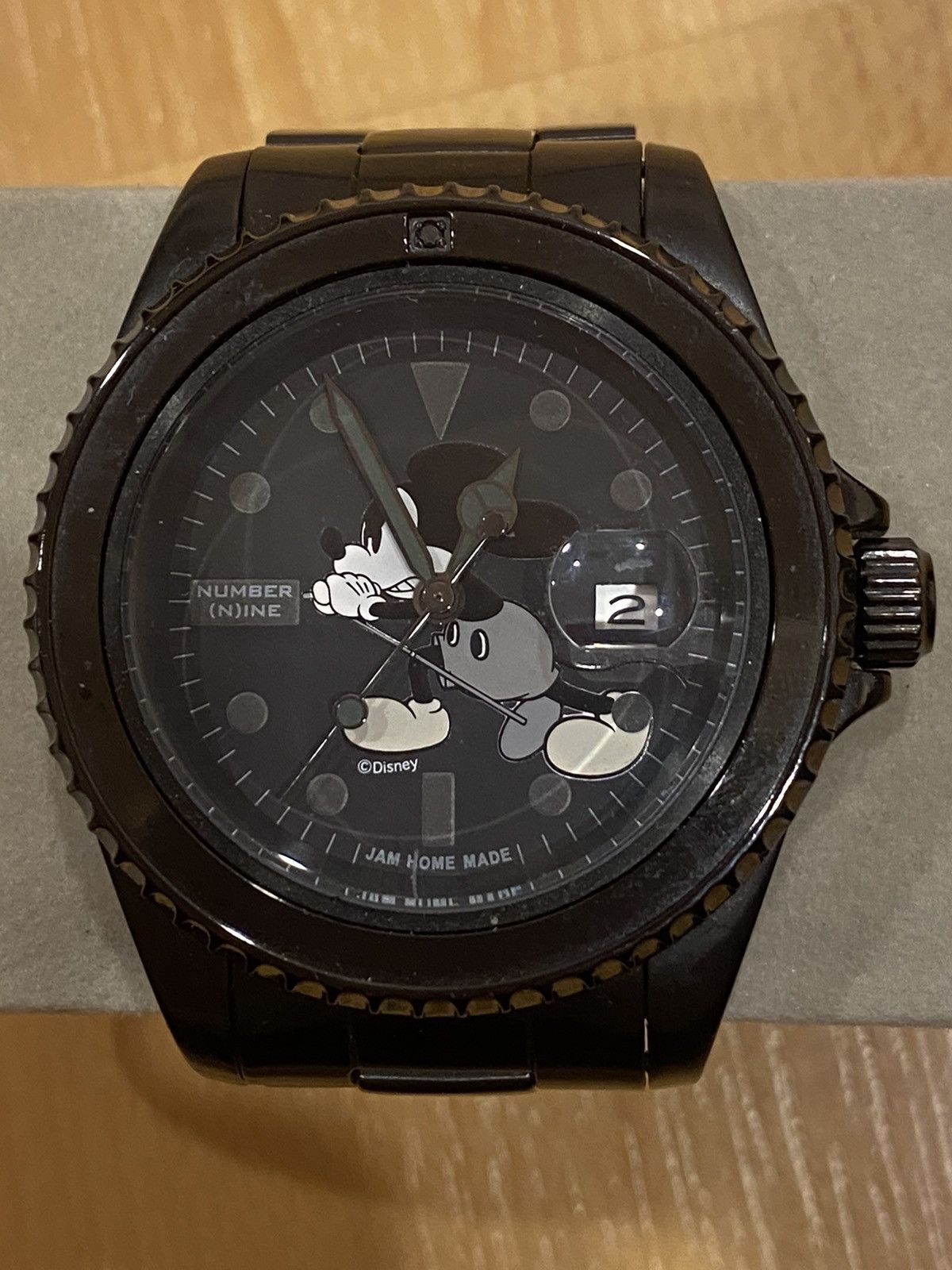 NUMBER(N)INE × JAM  MADE × Disney腕時計 NUMBER (N)INE ミッキーウォッチ先行受注 明日迄/ナンバーナイン 時計
