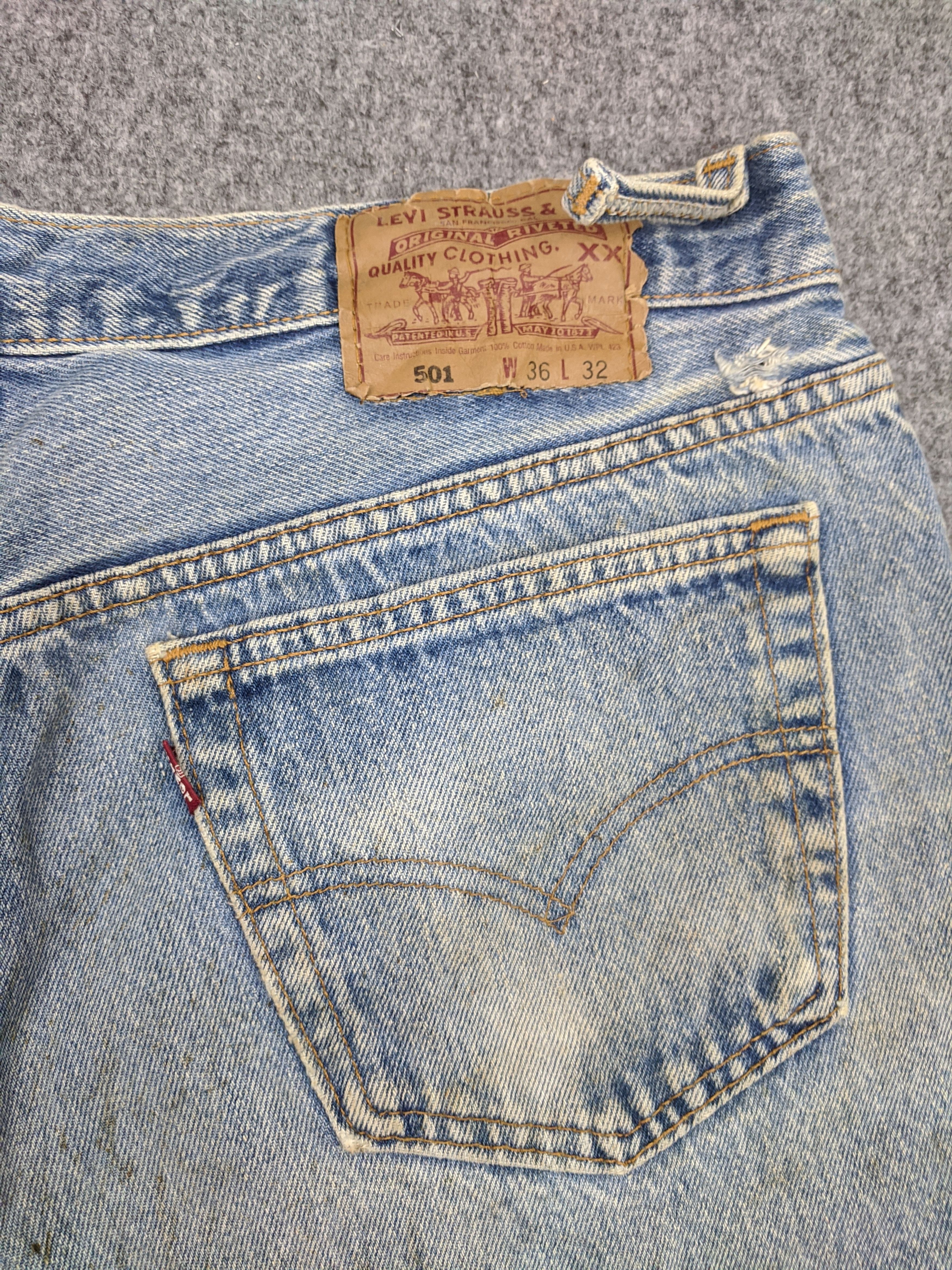 Levi's Vintage Levis 501 Jeans DP0647 Size US 35 - 4 Thumbnail