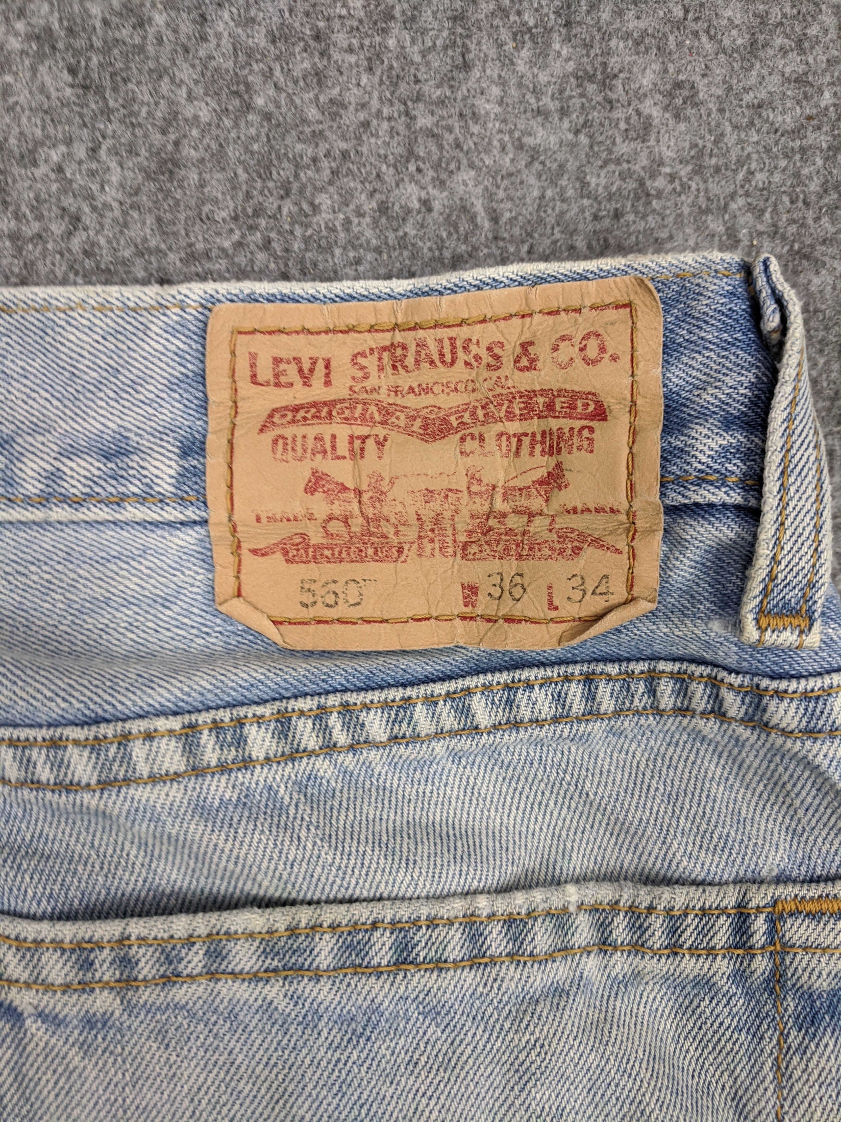 Levi's Vintage Levis 550 Jeans DP0649 Size US 37 - 5 Thumbnail