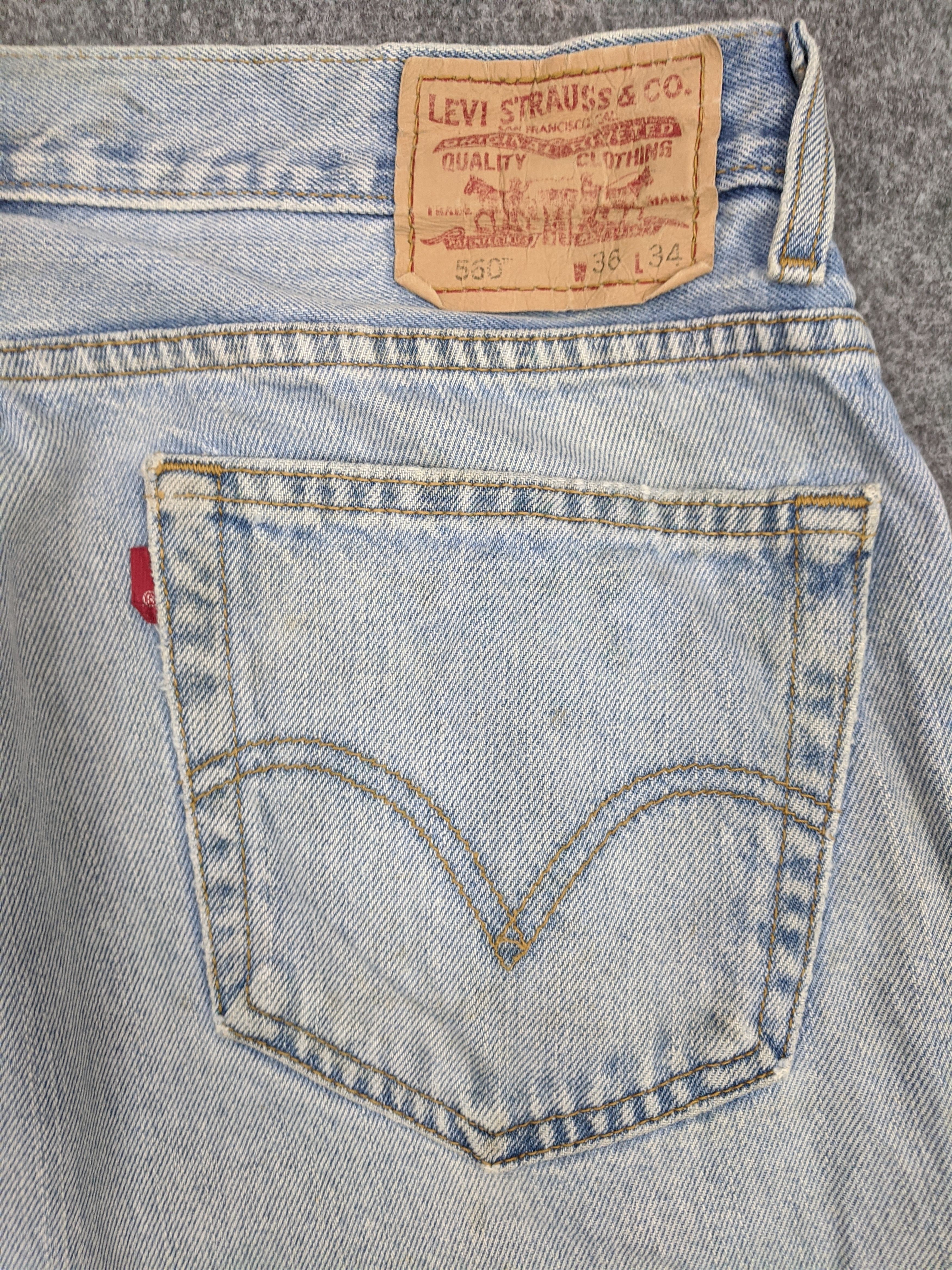 Levi's Vintage Levis 550 Jeans DP0649 Size US 37 - 17 Thumbnail