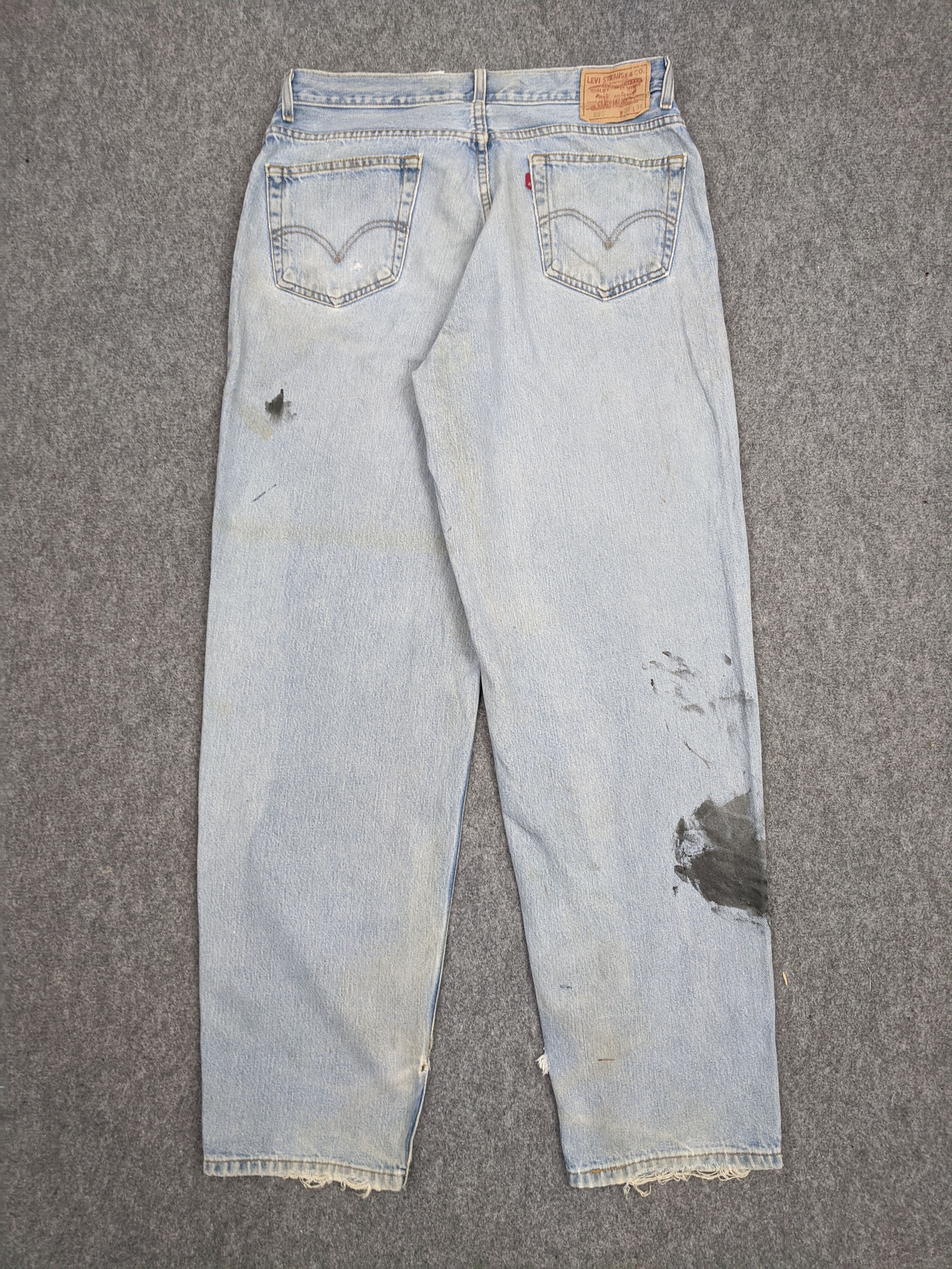 Levi's Vintage Levis 550 Jeans DP0649 Size US 37 - 3 Thumbnail