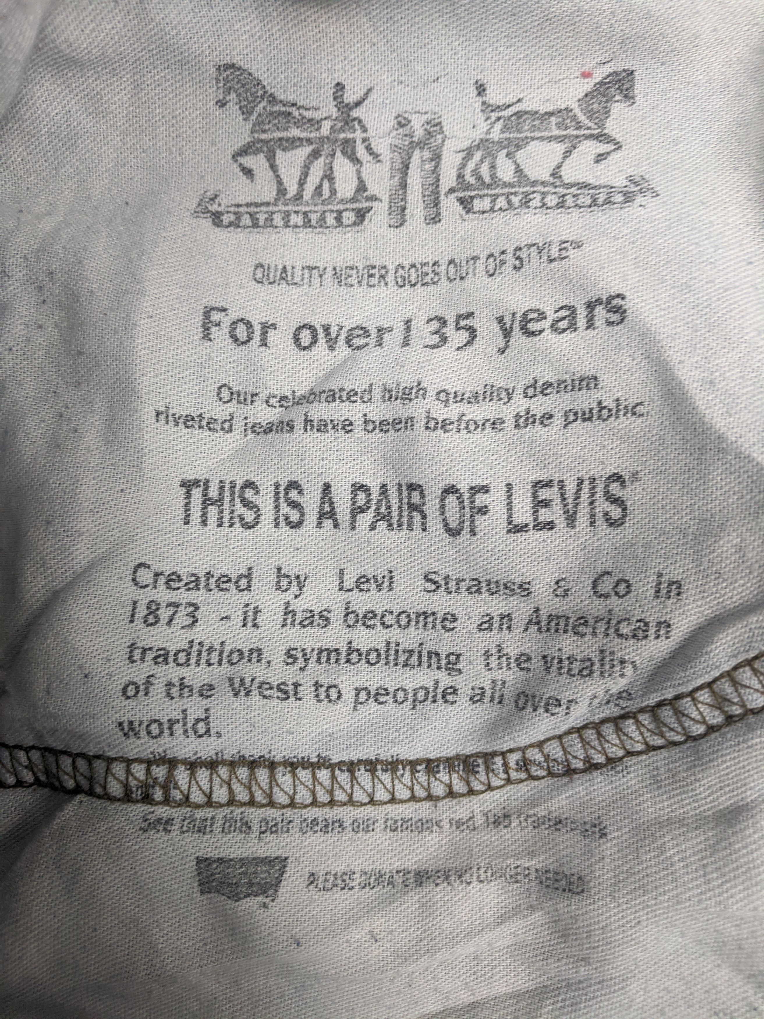 Levi's Vintage Levis 559 Jeans DP0651 Size US 39 - 15 Thumbnail