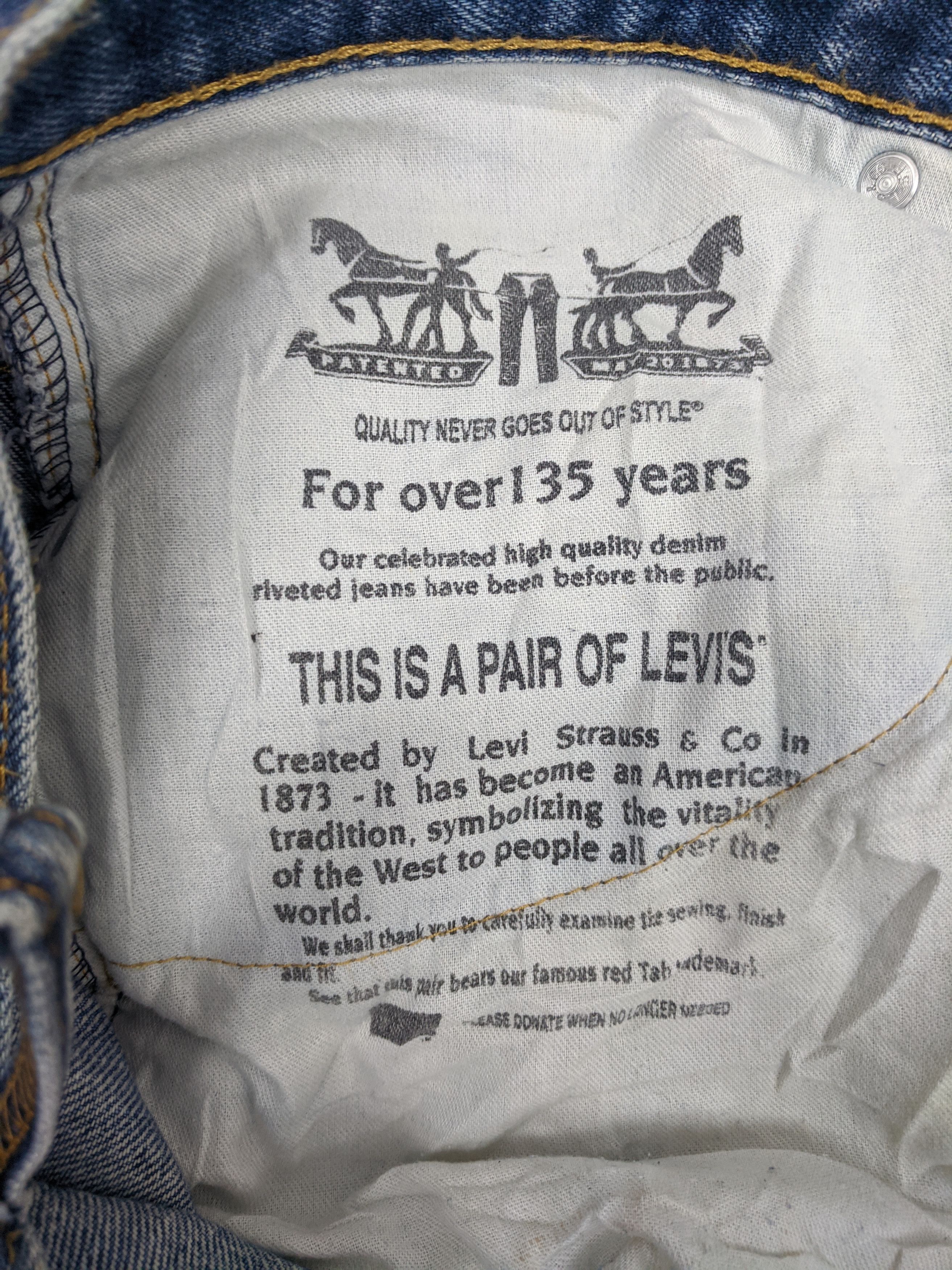 Levi's Vintage Levis 550 Jeans DP0655 Size US 42 / EU 58 - 12 Thumbnail