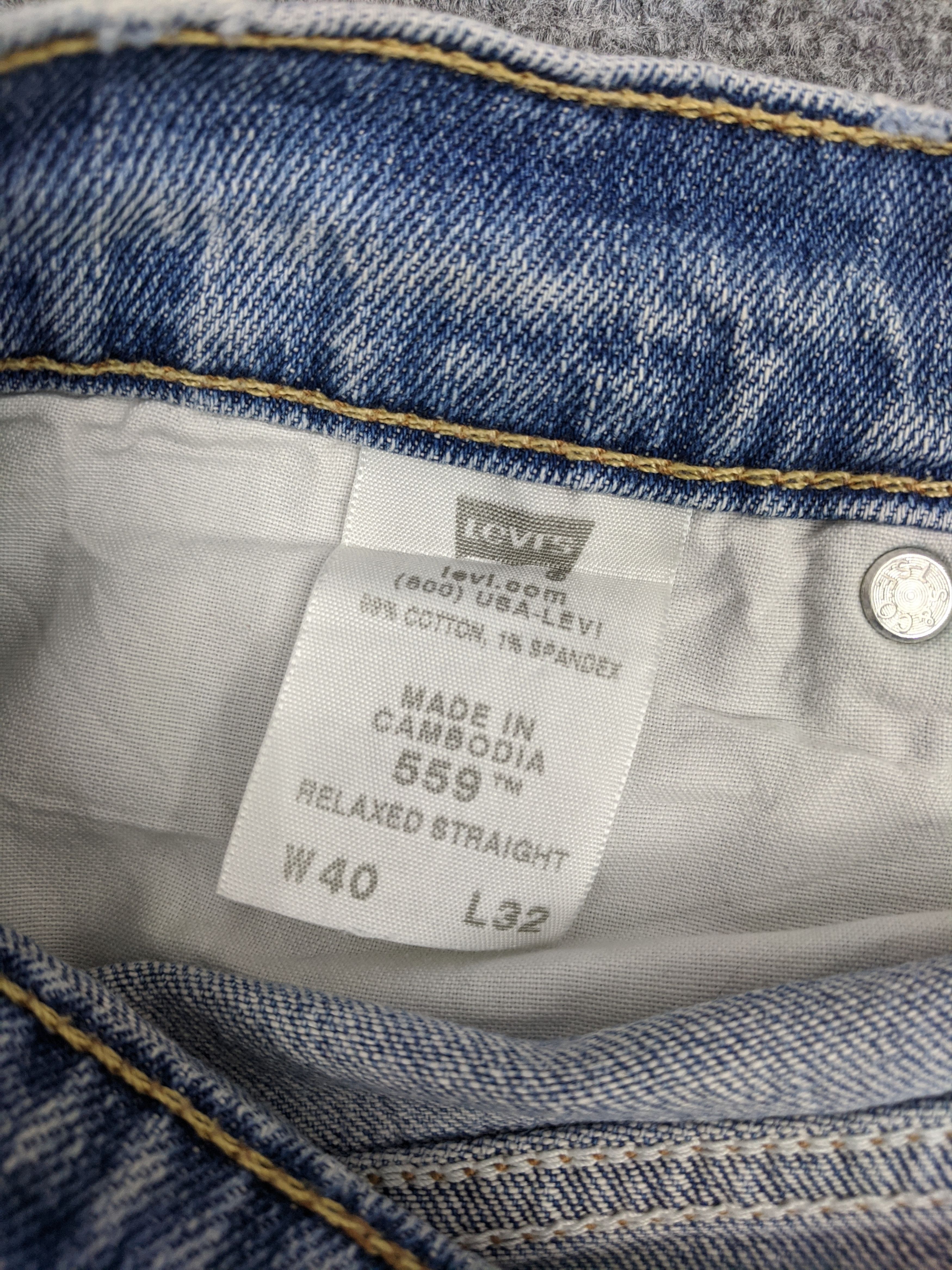 Levi's Vintage Levis 559 Jeans DP0657 Size US 42 / EU 58 - 8 Thumbnail