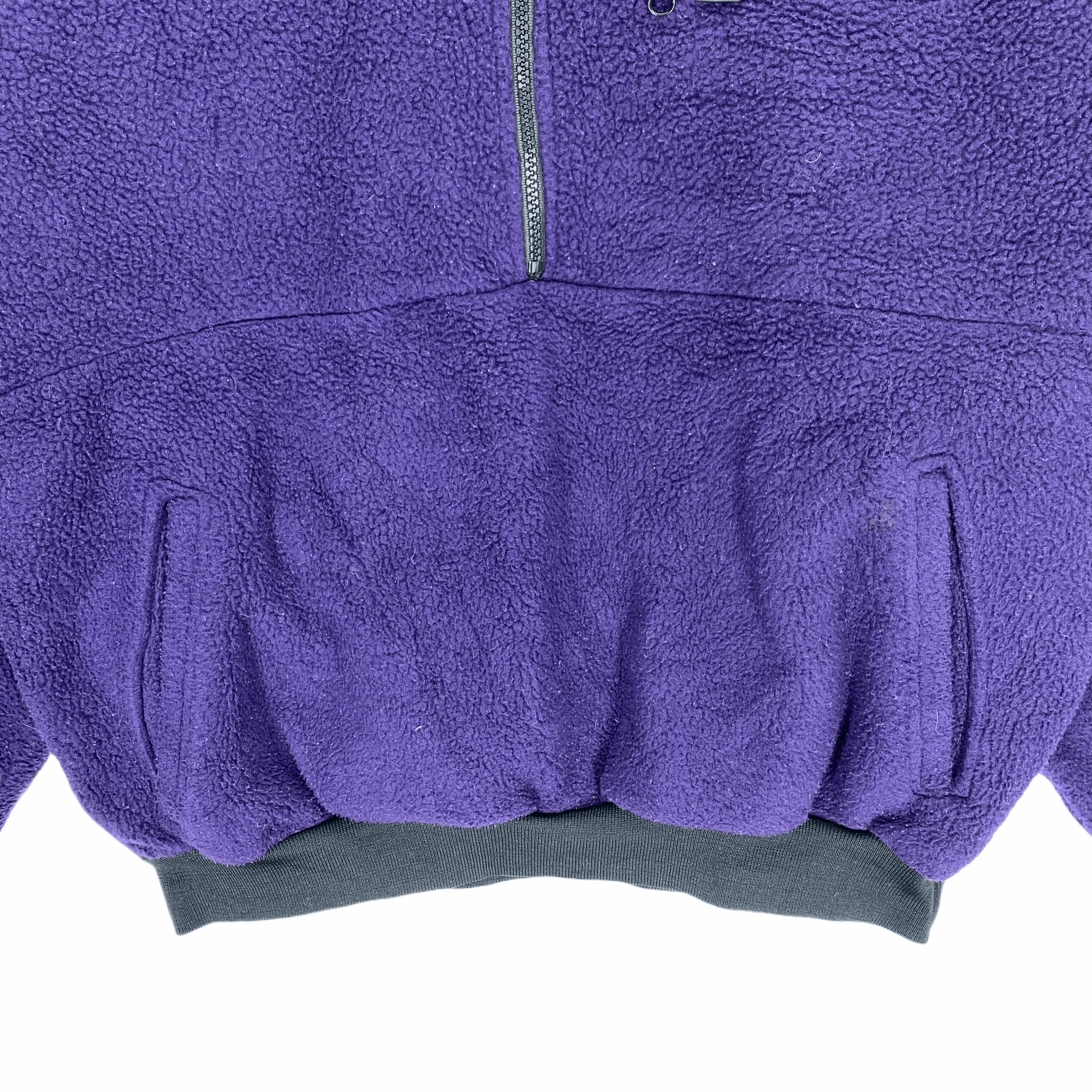 L.L. Bean Vintage LL Bean Half Zip Deep Pile Fleece Hoodies #2997-40 Size US L / EU 52-54 / 3 - 4 Thumbnail