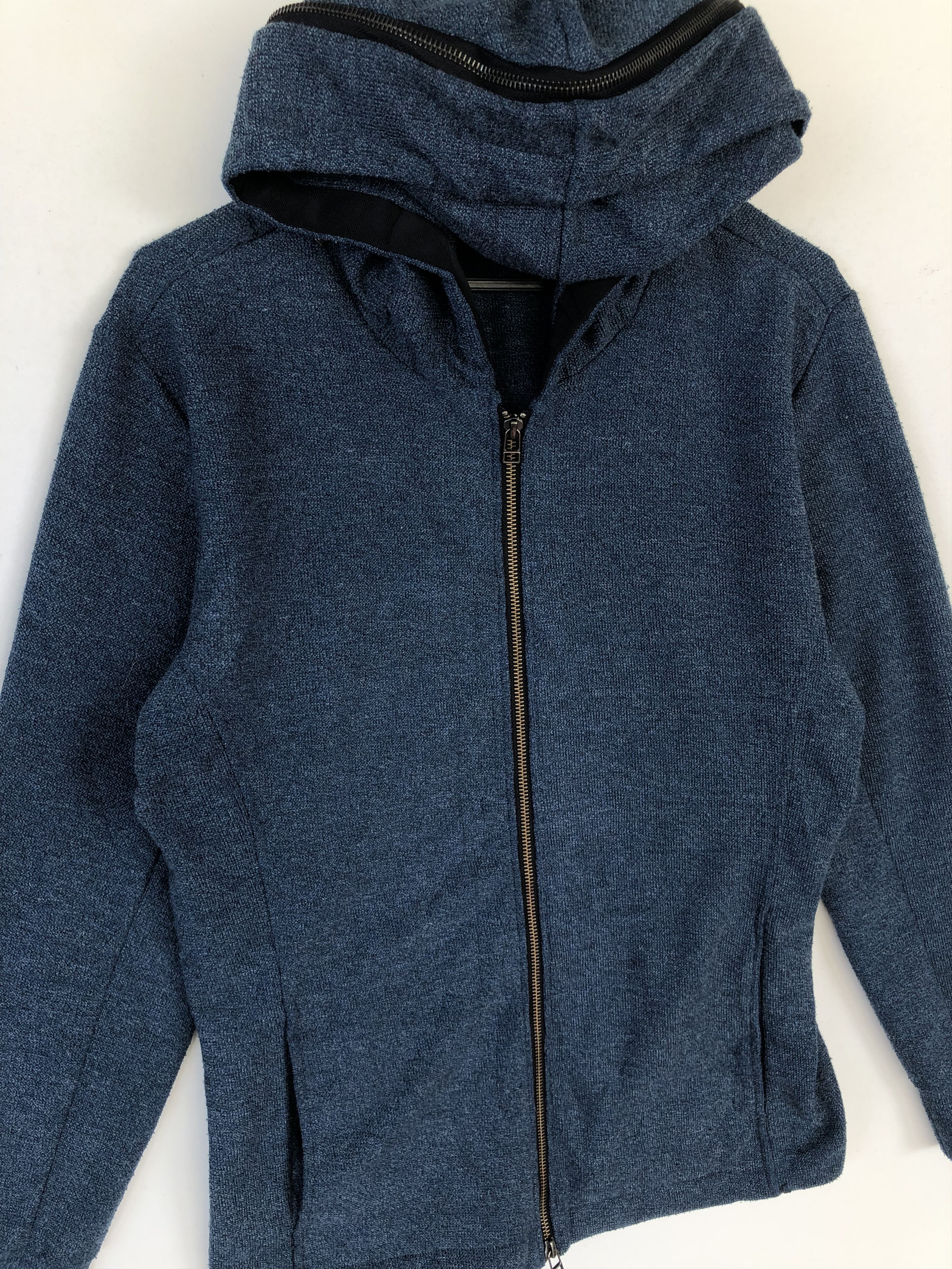 Katharine Hamnett London HAMNETT EXPANDABLE HOODIE RAYON BLEND JACKET Size US M / EU 48-50 / 2 - 3 Thumbnail