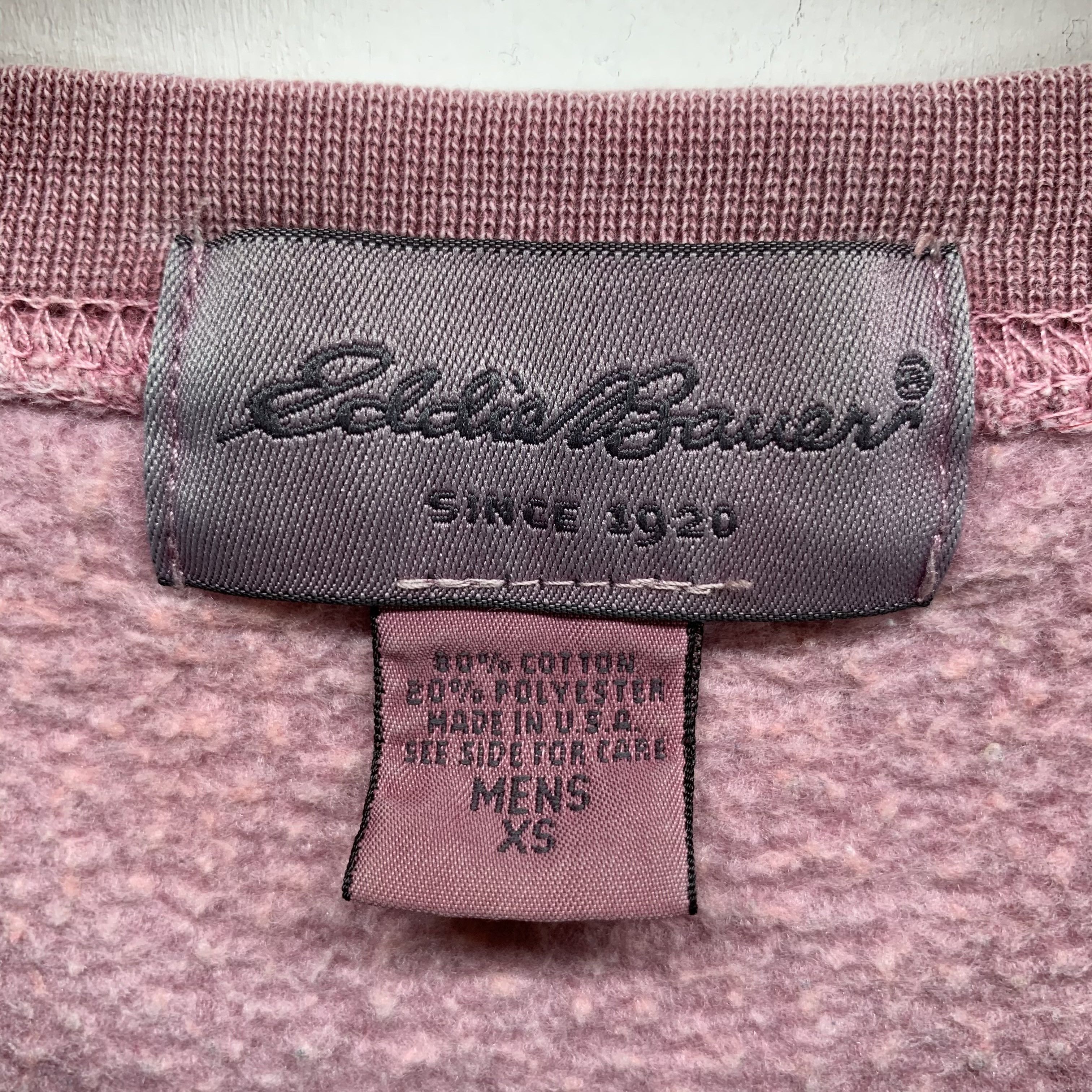 Eddie Bauer Eddie Bauer Big Logo Pink Sweatshirt #3001-40 Size US XS / EU 42 / 0 - 5 Thumbnail