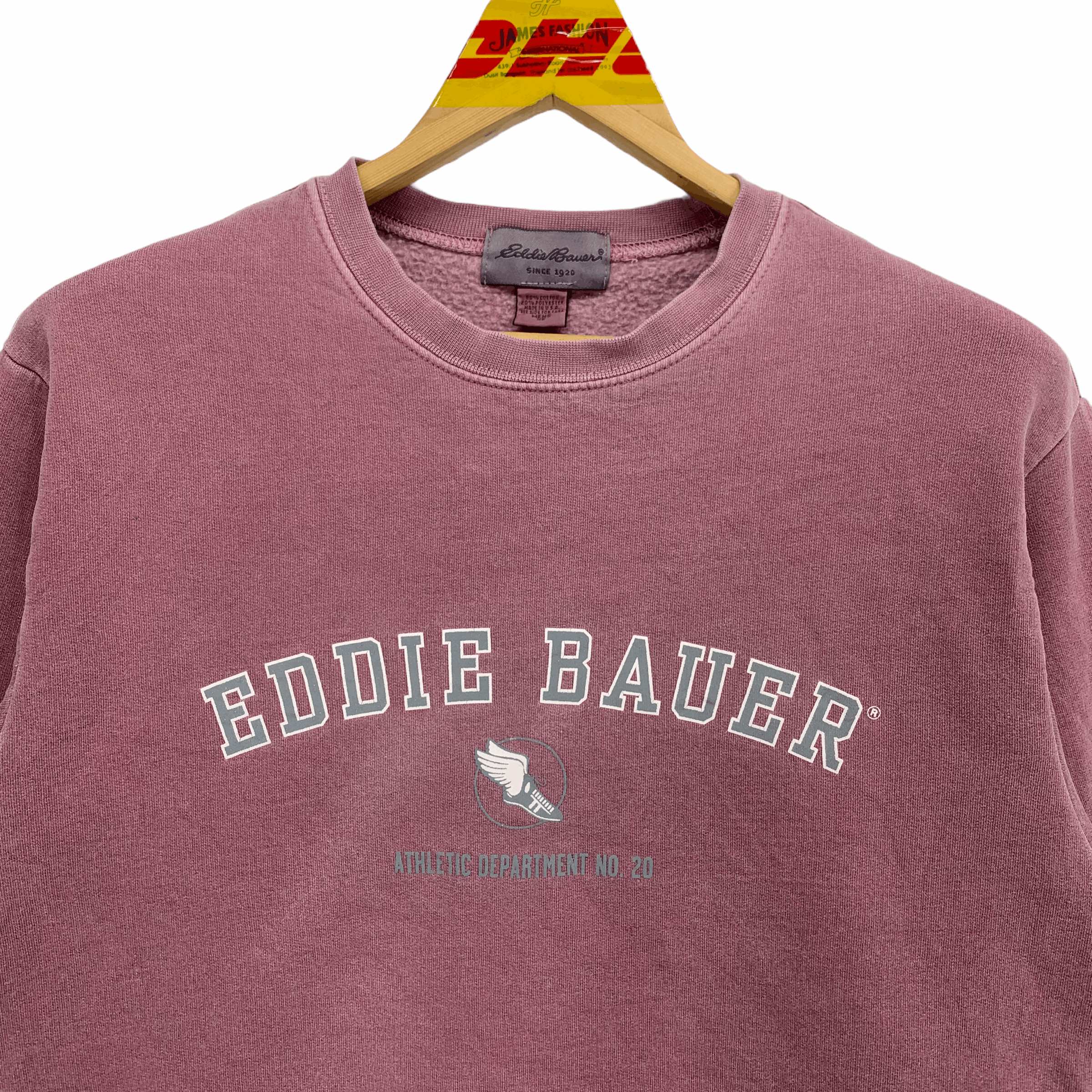 Eddie Bauer Eddie Bauer Big Logo Pink Sweatshirt #3001-40 Size US XS / EU 42 / 0 - 2 Thumbnail