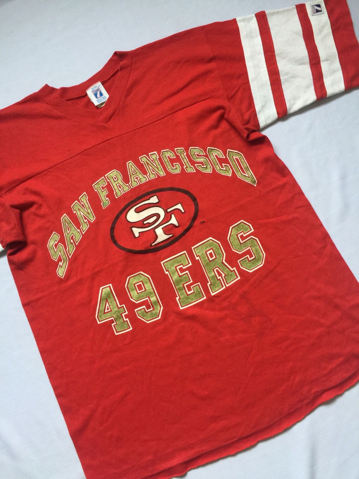 Logo 7 Vtg 49 Ers SF Raglan Shirt Size US M / EU 48-50 / 2 - 5 Thumbnail