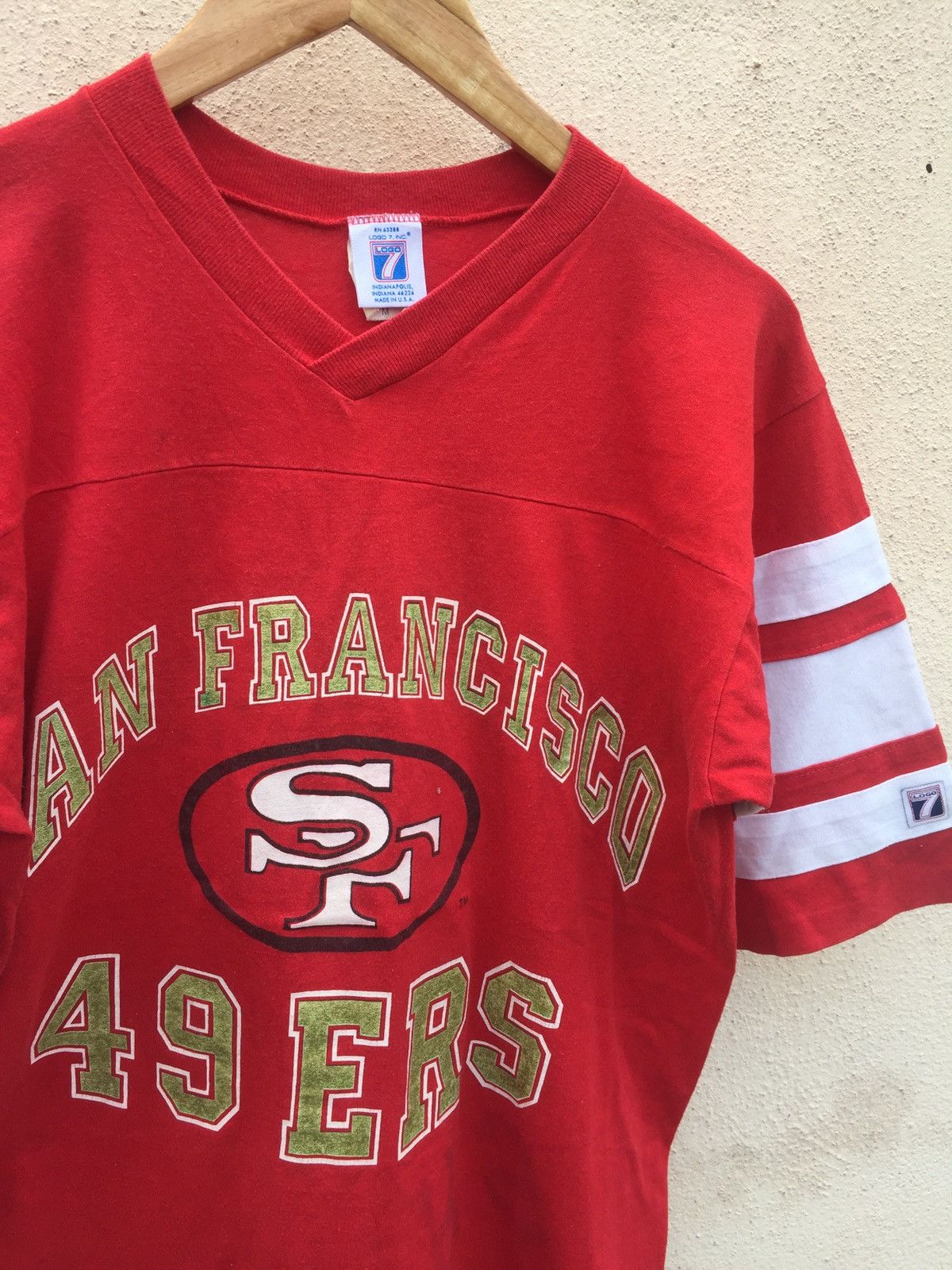 Logo 7 Vtg 49 Ers SF Raglan Shirt Size US M / EU 48-50 / 2 - 3 Thumbnail
