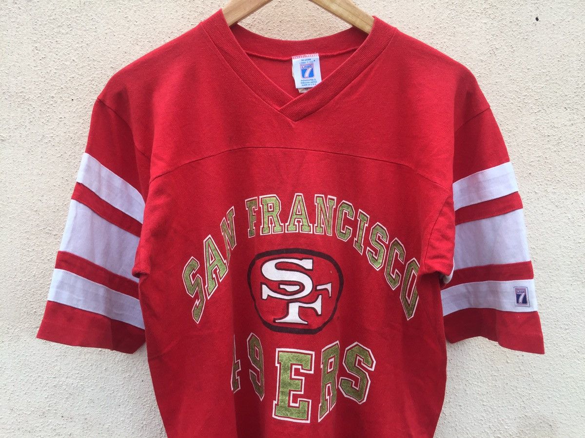 Logo 7 Vtg 49 Ers SF Raglan Shirt Size US M / EU 48-50 / 2 - 2 Thumbnail