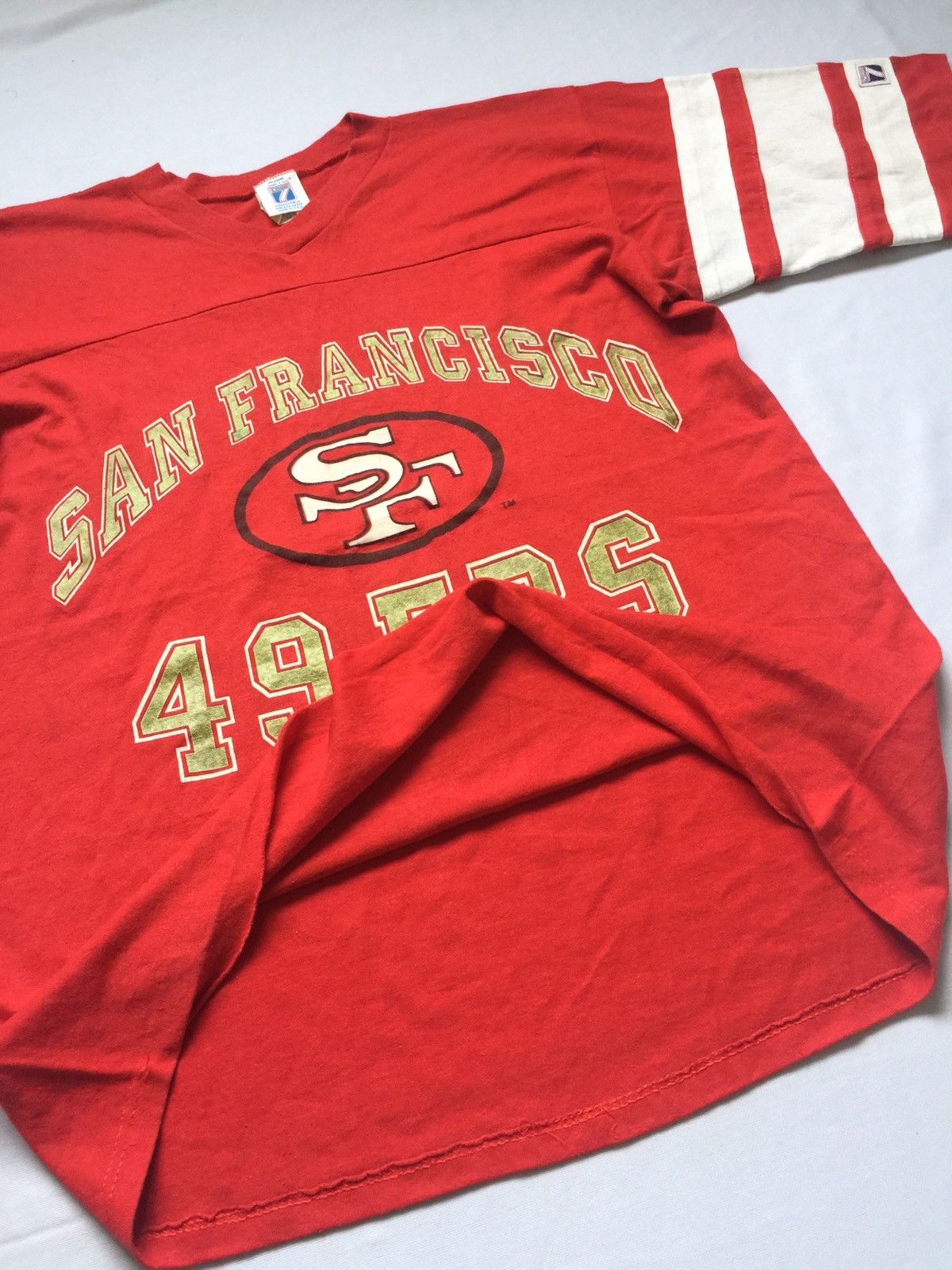 Logo 7 Vtg 49 Ers SF Raglan Shirt Size US M / EU 48-50 / 2 - 10 Thumbnail
