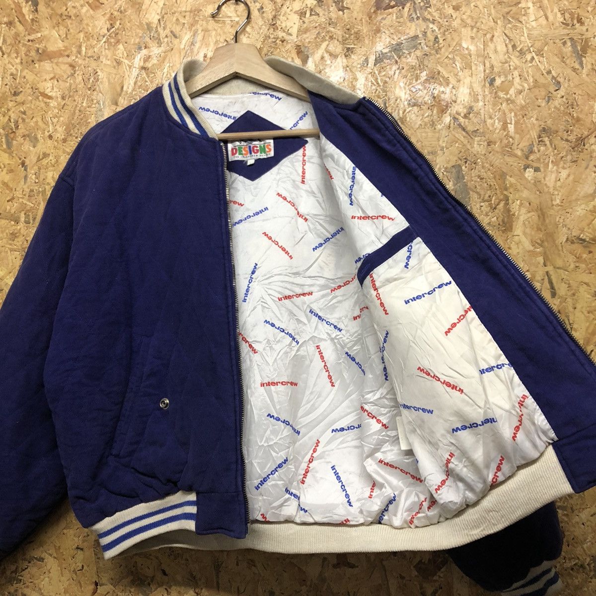 Designer × Vintage THE ENTER CREW DESIGN BOMBER JACKET Size US M / EU 48-50 / 2 - 5 Thumbnail