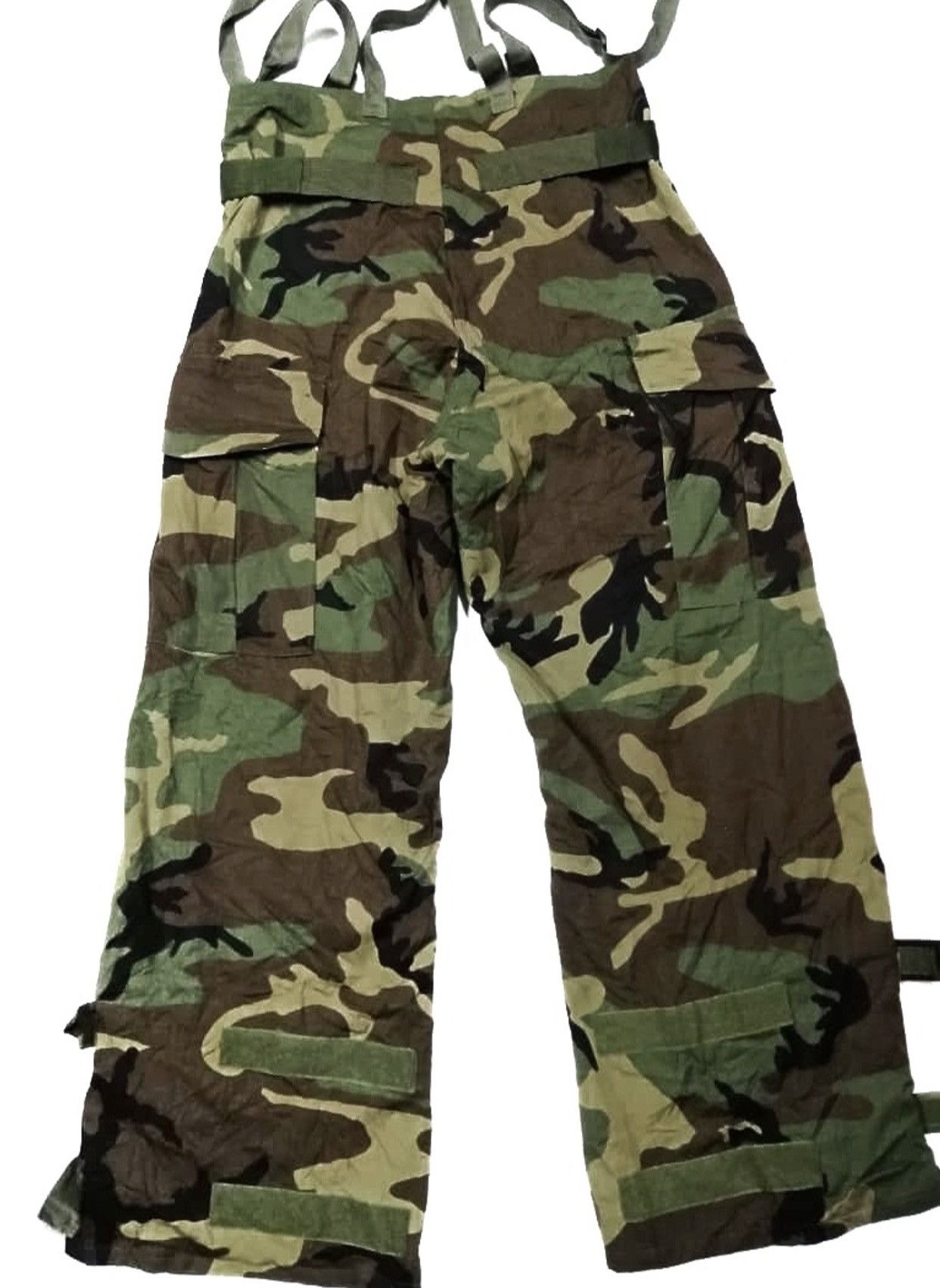 Alpha Industries Oversized Camouflage Military Overall Jumpsuit Trouser Size US 35 - 3 Thumbnail