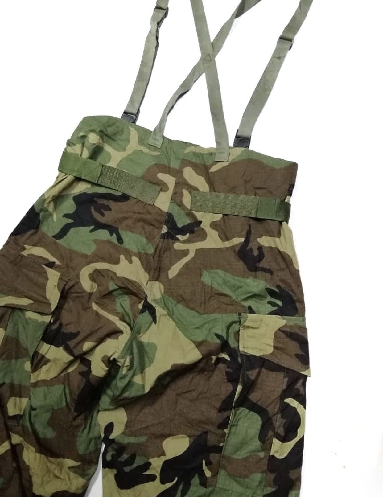 Alpha Industries Oversized Camouflage Military Overall Jumpsuit Trouser Size US 35 - 5 Thumbnail
