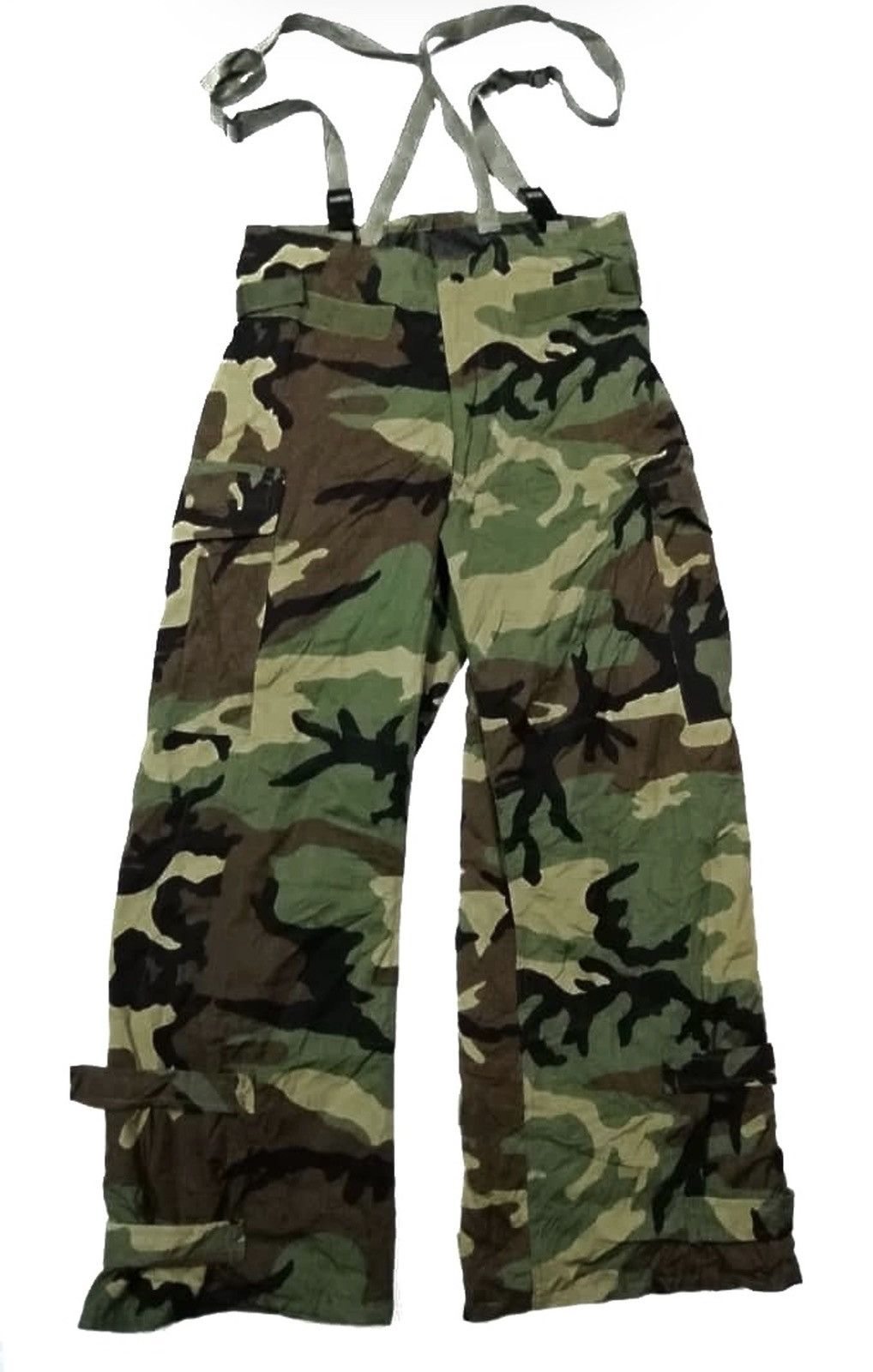 Alpha Industries Oversized Camouflage Military Overall Jumpsuit Trouser Size US 35 - 2 Thumbnail