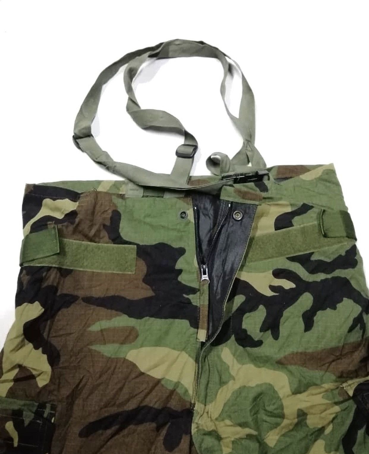 Alpha Industries Oversized Camouflage Military Overall Jumpsuit Trouser Size US 35 - 6 Thumbnail