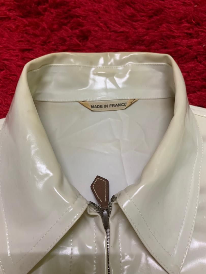 Hermes Archive Hermes Vinyl Off White Jacket Size US L / EU 52-54 / 3 - 9 Thumbnail