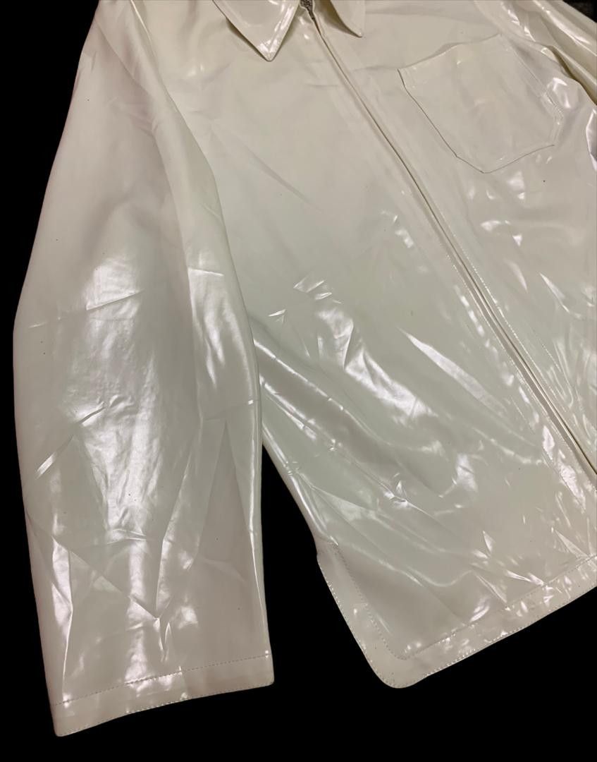 Hermes Archive Hermes Vinyl Off White Jacket Size US L / EU 52-54 / 3 - 7 Thumbnail