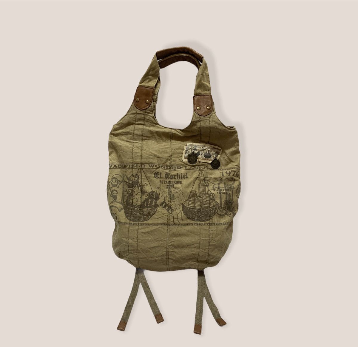 Seditionaries Vintage tote bag - Military Designer Bag Size ONE SIZE - 1 Thumbnail