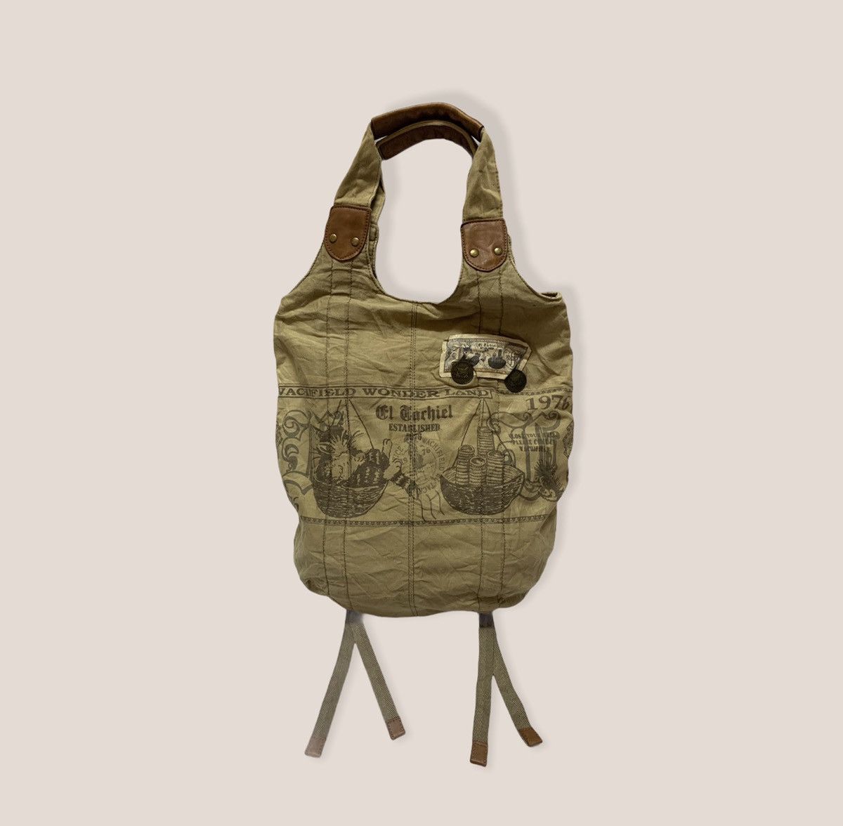 Seditionaries Vintage tote bag - Military Designer Bag Size ONE SIZE - 4 Thumbnail