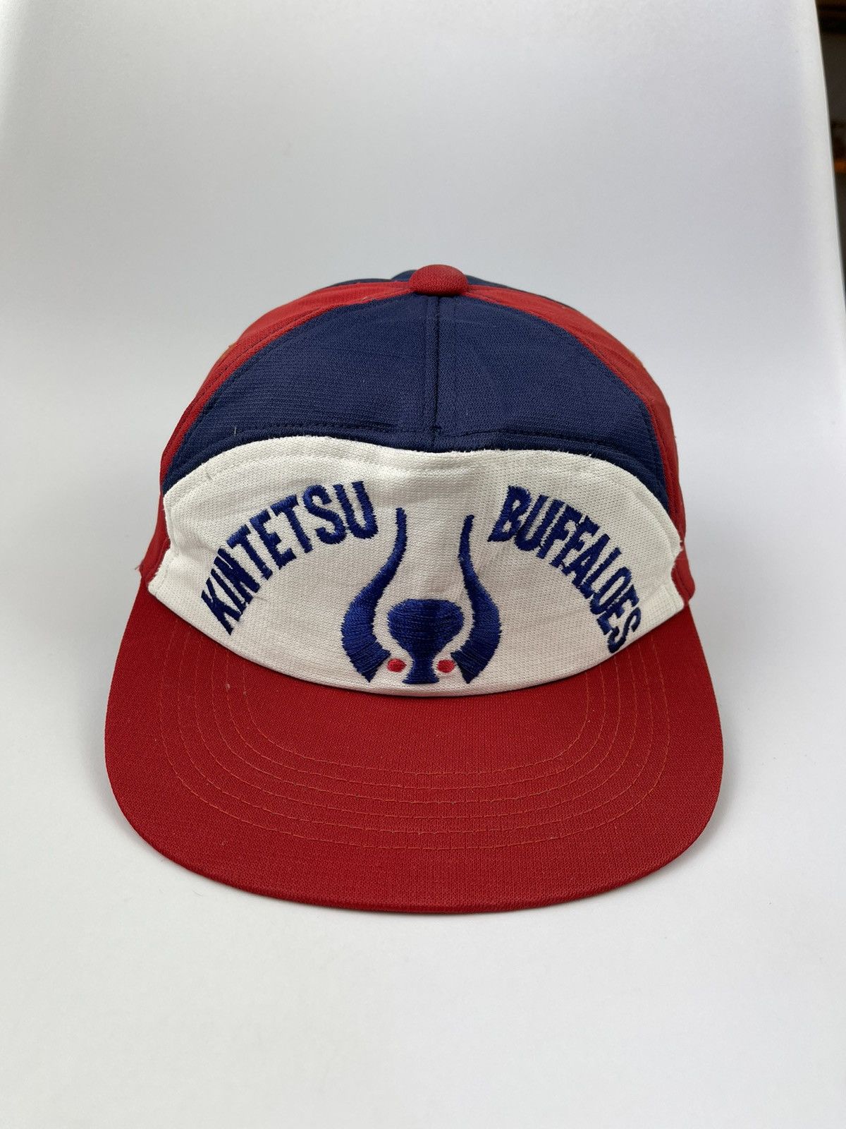 Japanese Brand Kintetsu Buffaloes Vintage 80s Hat Size ONE SIZE - 1 Thumbnail