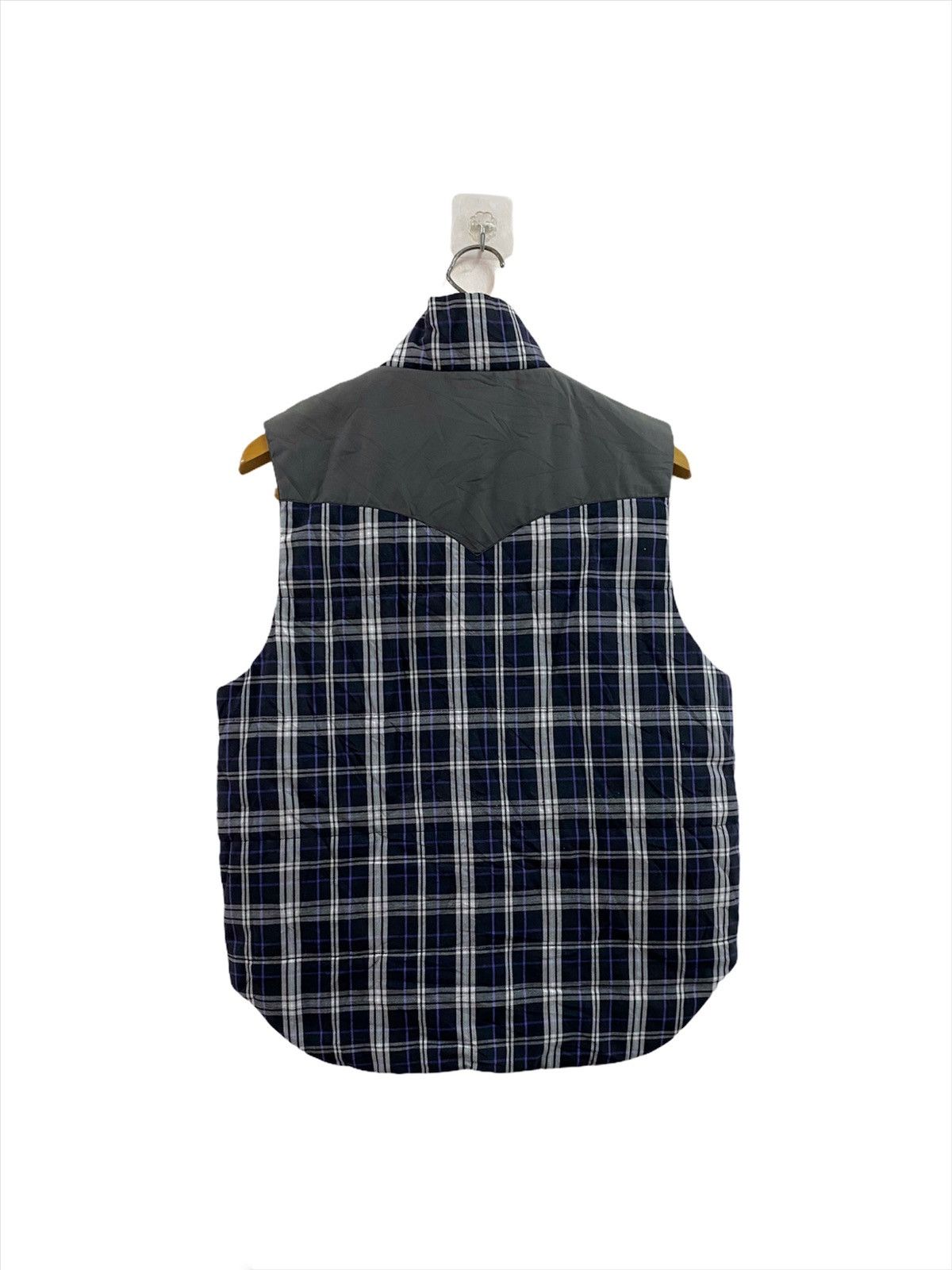 Adidas Adidas Outerwear Plaid Vest Size US M / EU 48-50 / 2 - 2 Thumbnail