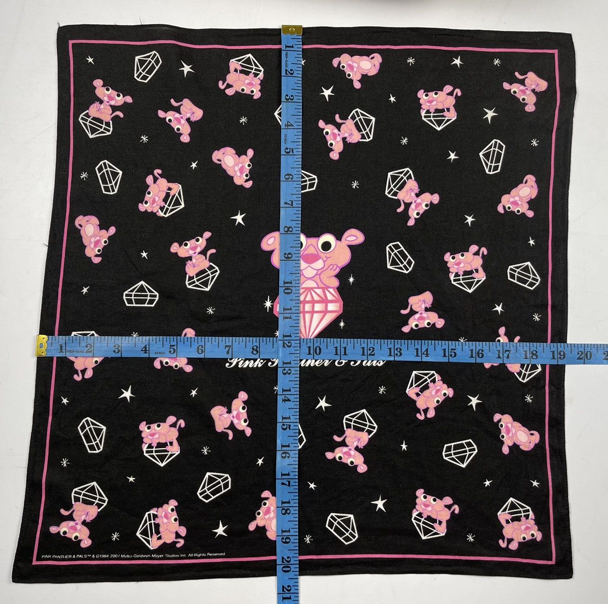 Disney pink panther bandana handkerchief neckerchief scarf Size ONE SIZE - 2 Thumbnail