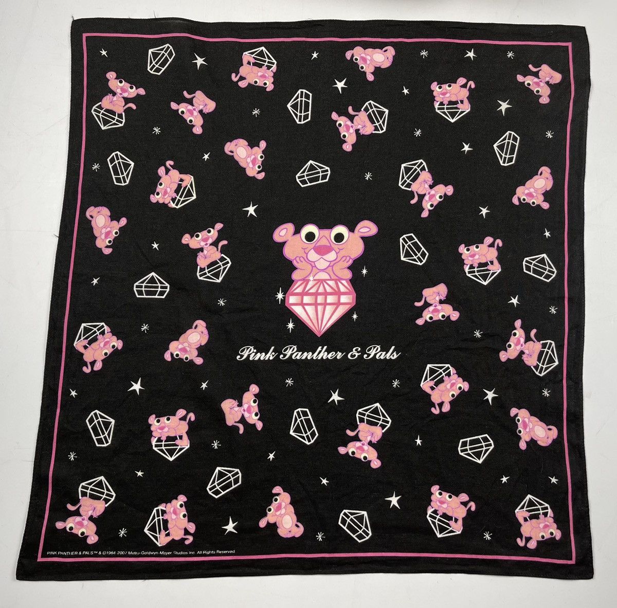 Disney pink panther bandana handkerchief neckerchief scarf Size ONE SIZE - 1 Thumbnail