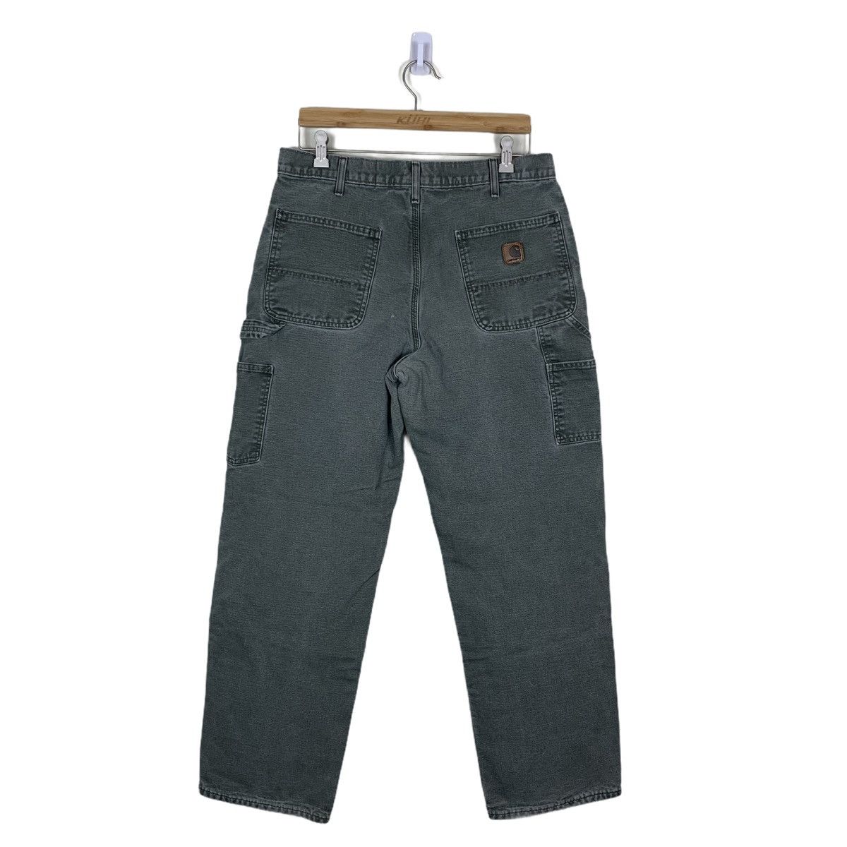 Carhartt × Vintage Vintage carhartt canvas carpenter pants flannel lined Size US 34 / EU 50 - 3 Thumbnail